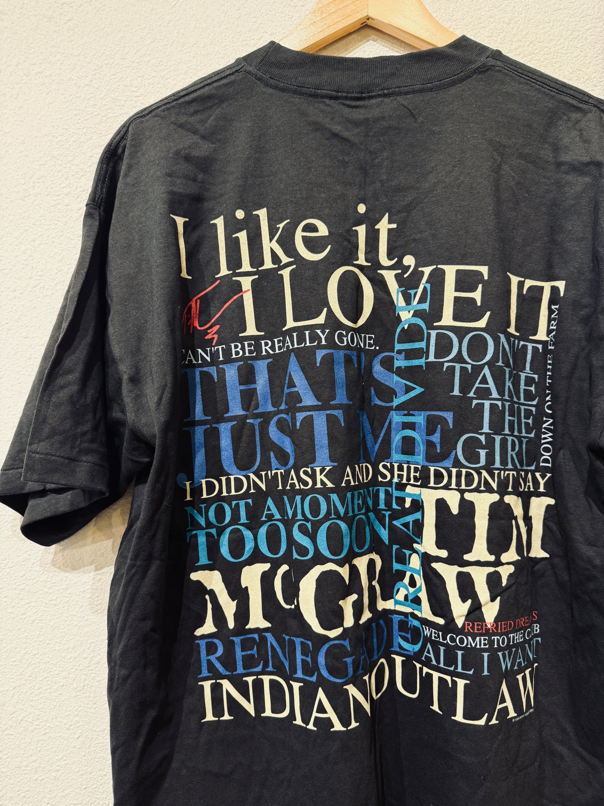 Tim McGraw Like it Love it Vintage Tee