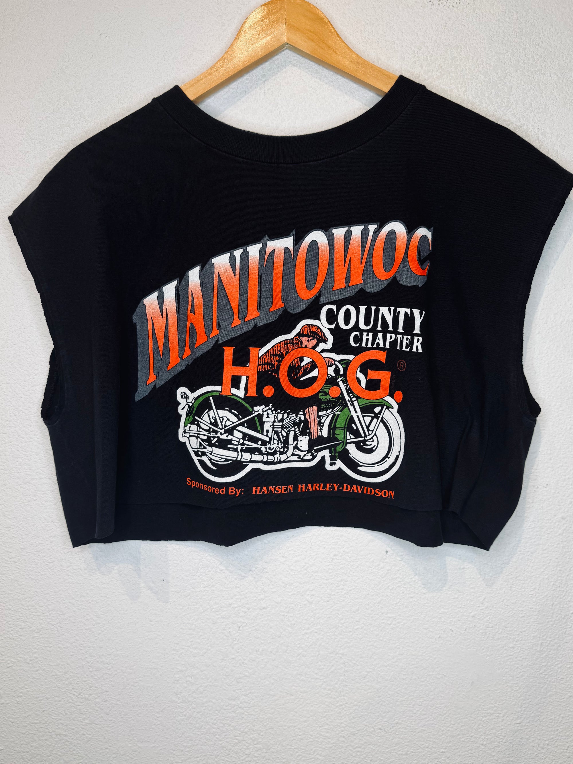 Manitowoc Harley Vintage Crop Tank