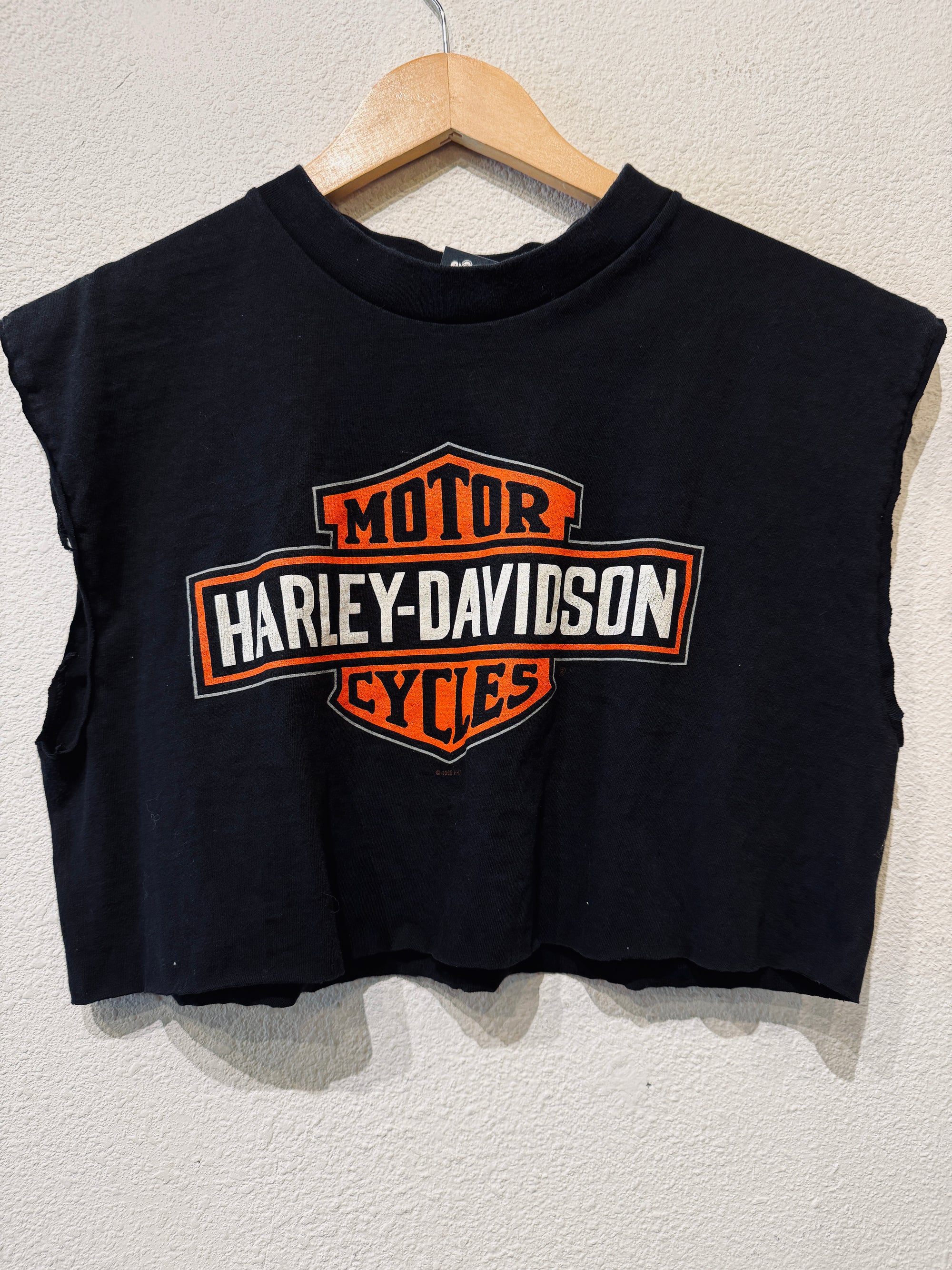 Bar Shield '98 Harley Vintage Crop Tank