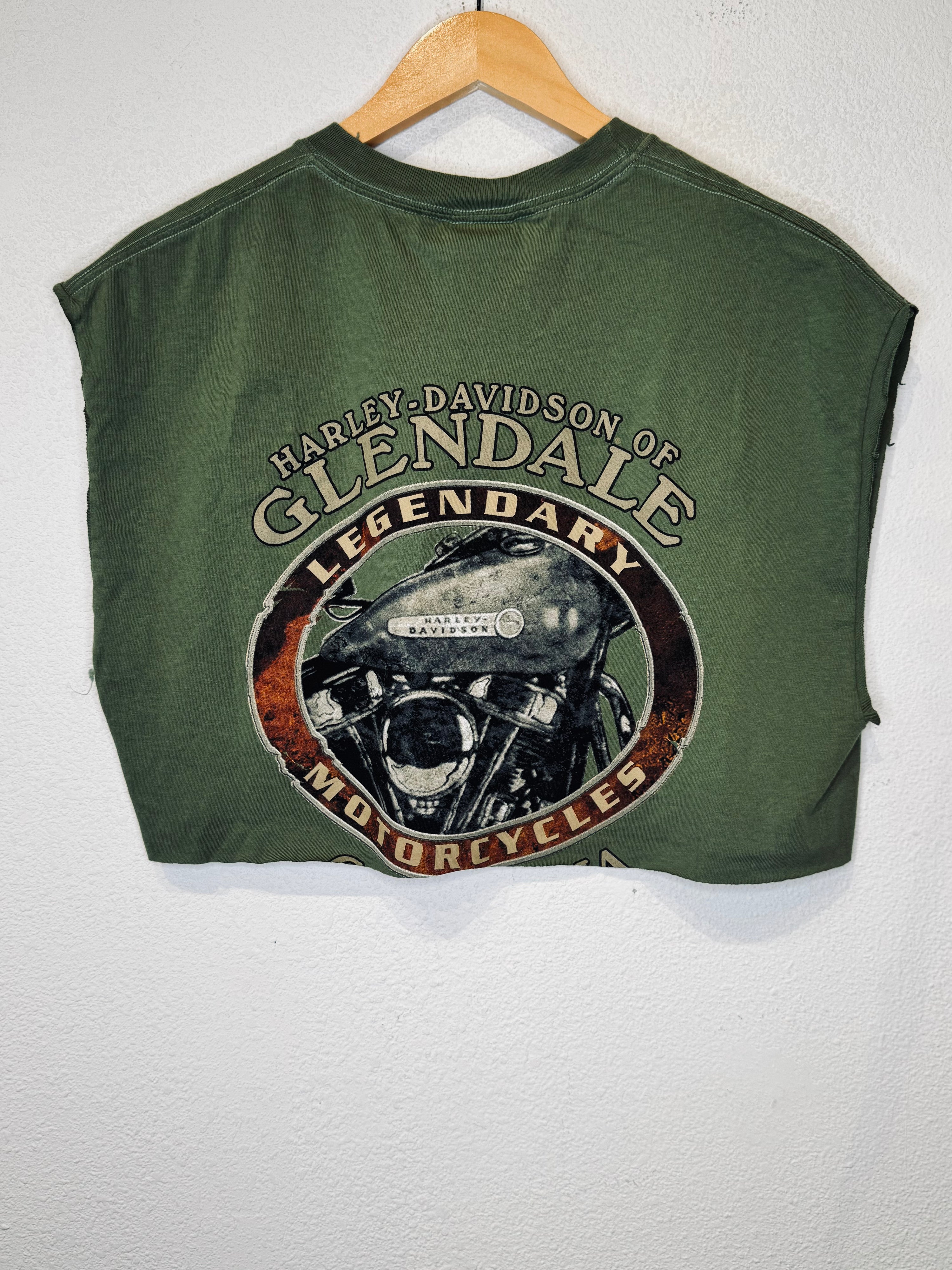 Glendale Harley Vintage Crop Tank