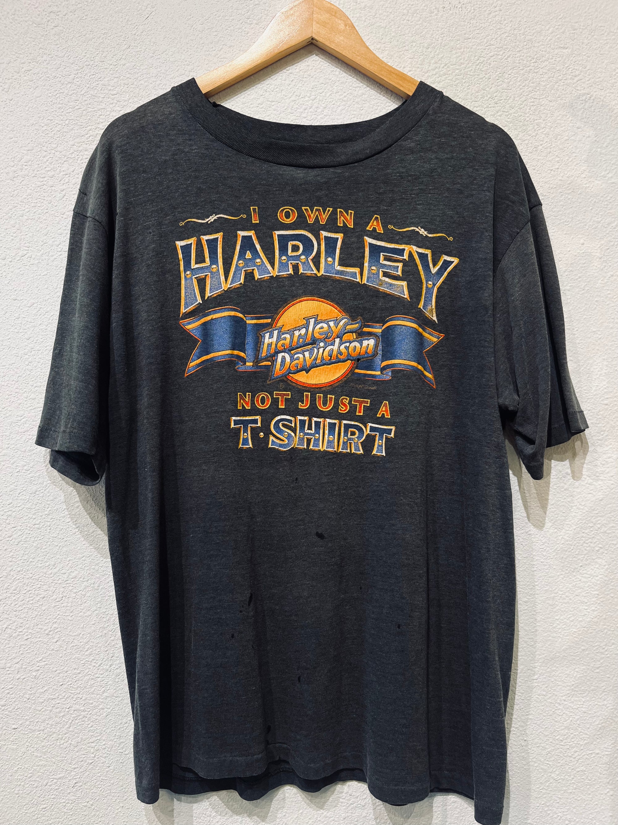 Not Just a T Shirt 3D Emblem Harley Vintage Tee