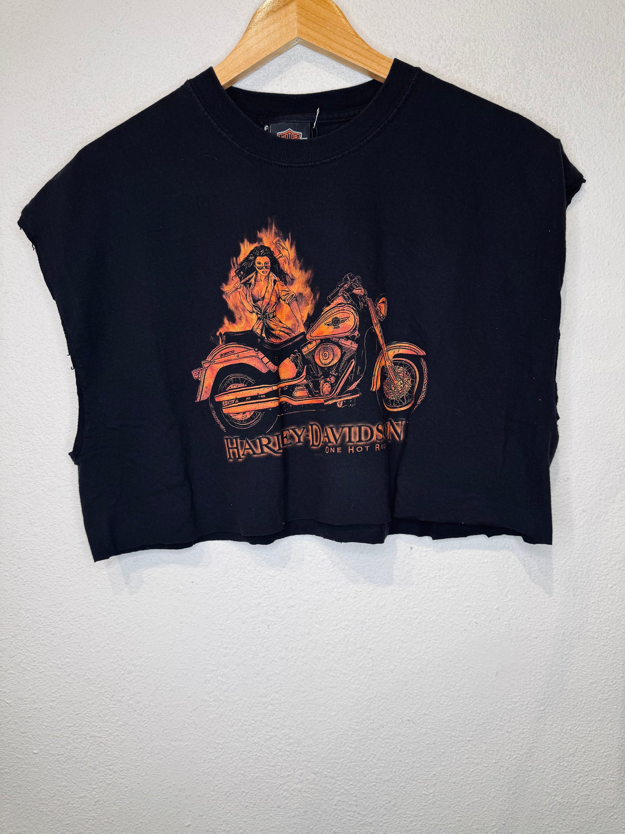 Hot Ride Harley Vintage Crop Tank