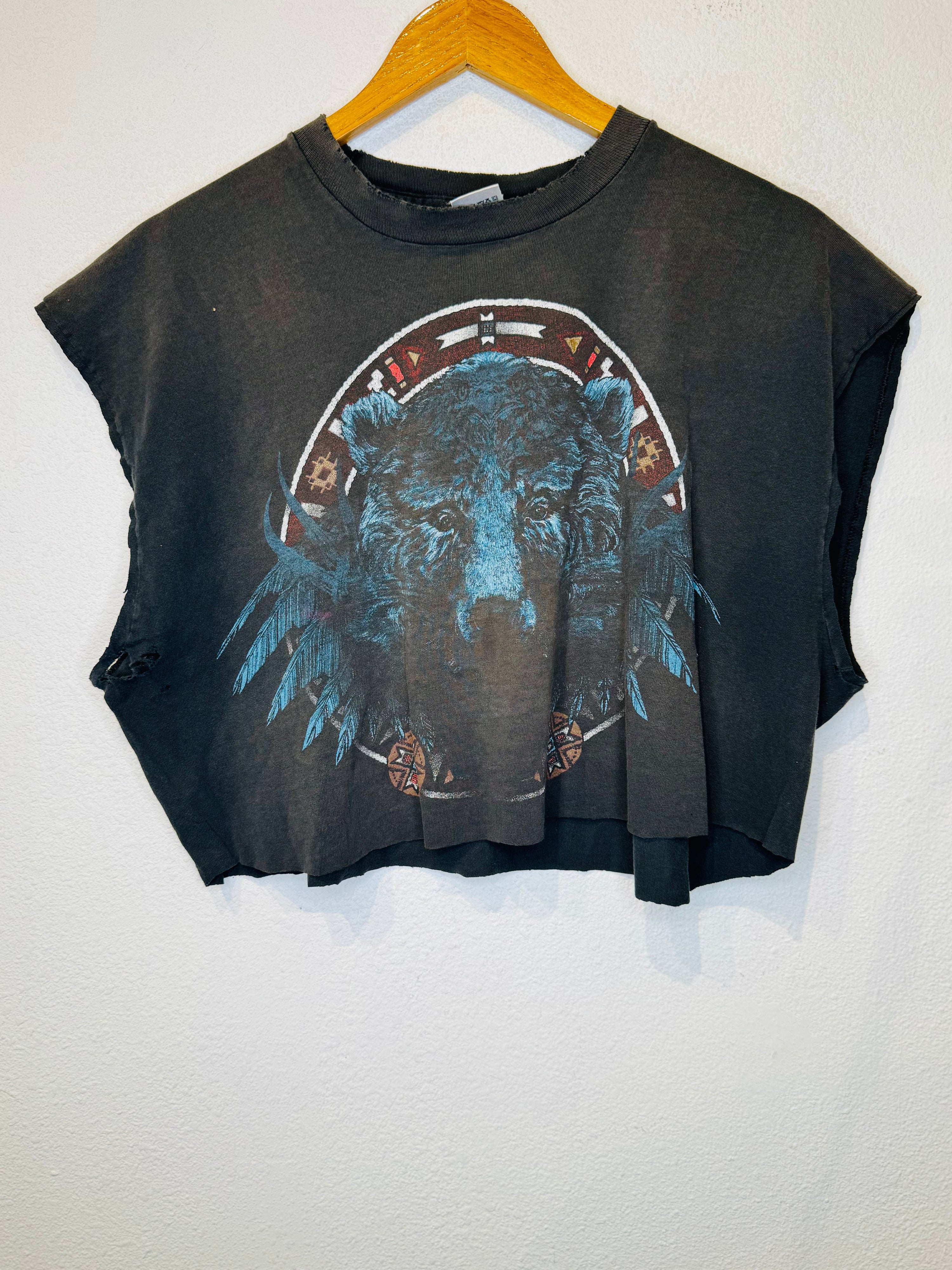 Bear Vintage Crop Tank