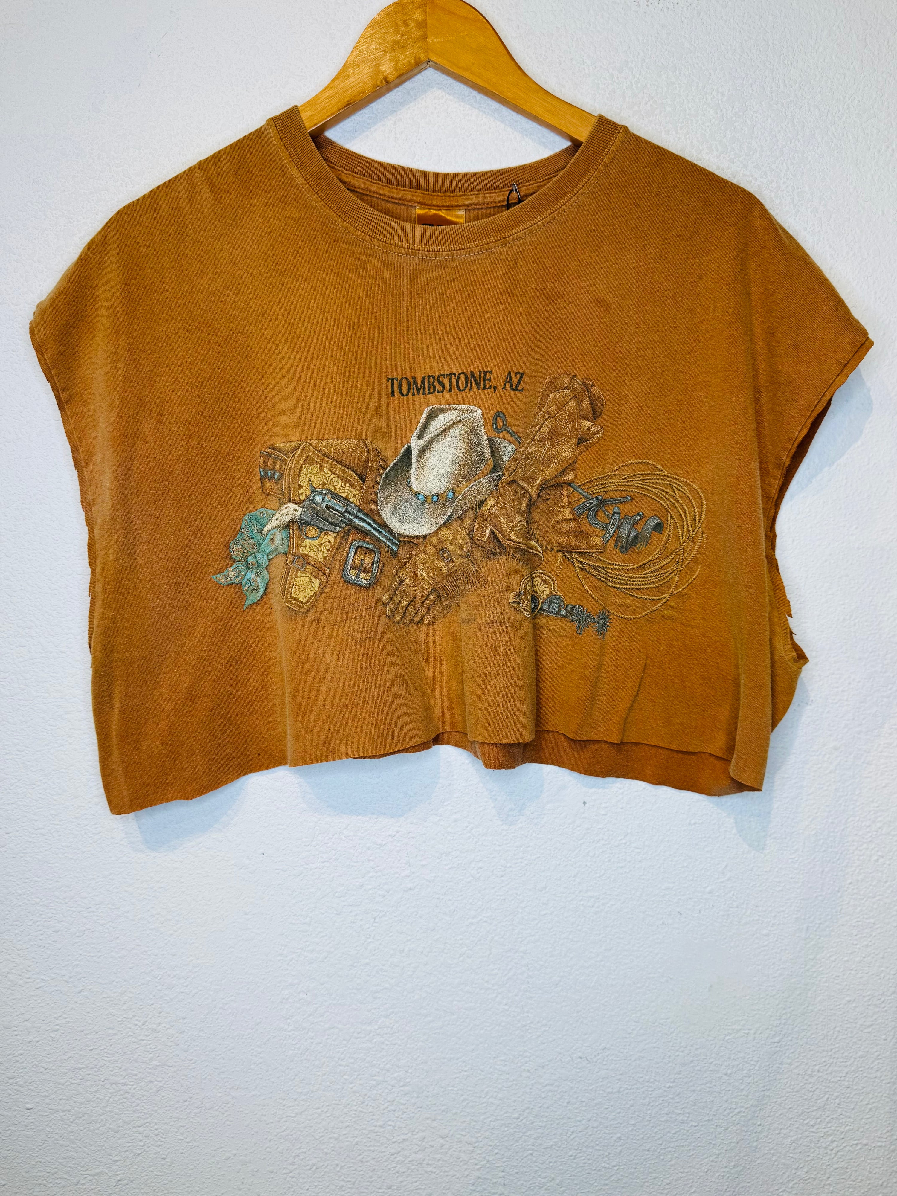 Tombstone Vintage Crop Tank