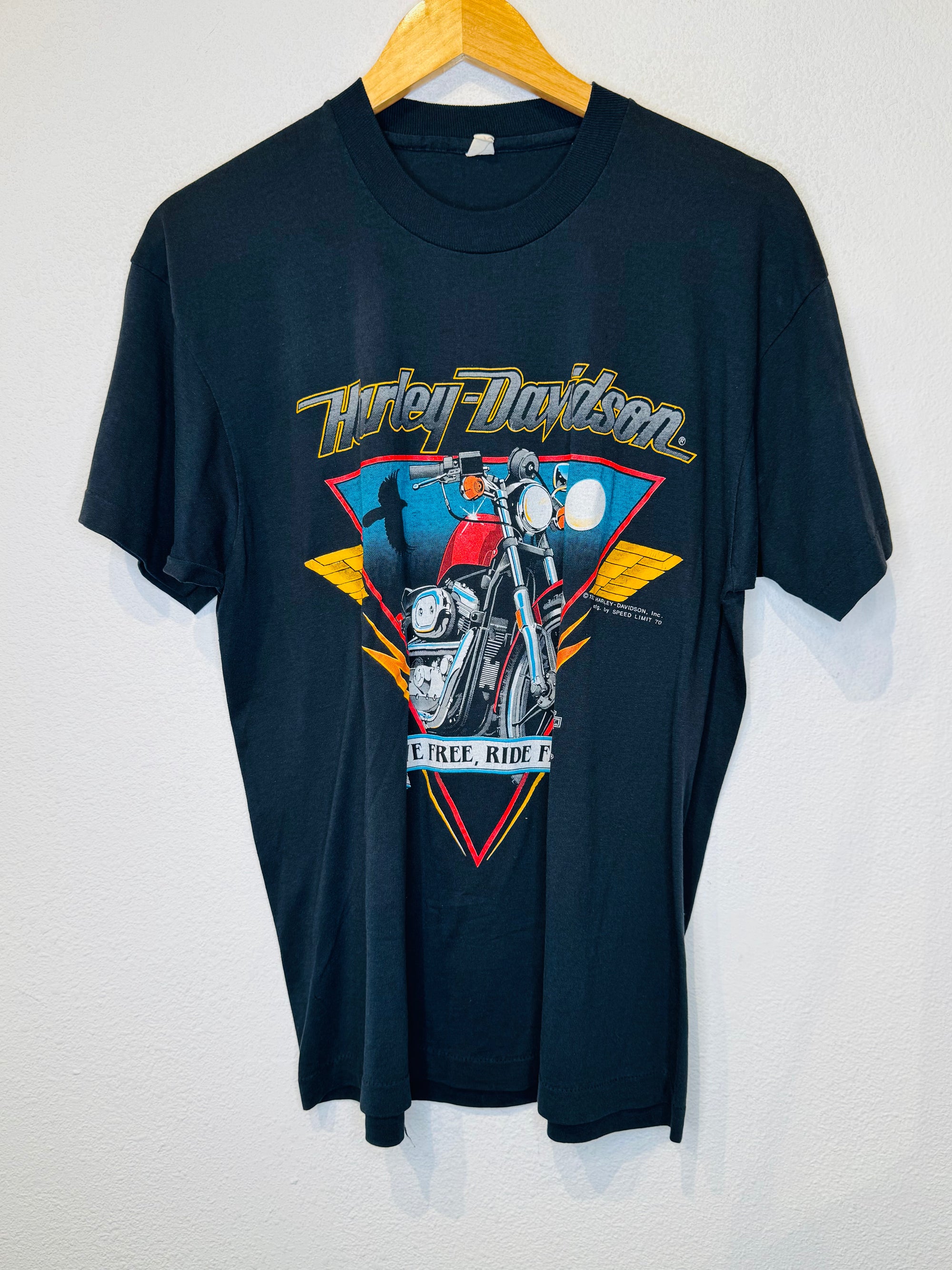 '87 Live Free Harley Vintage Tee