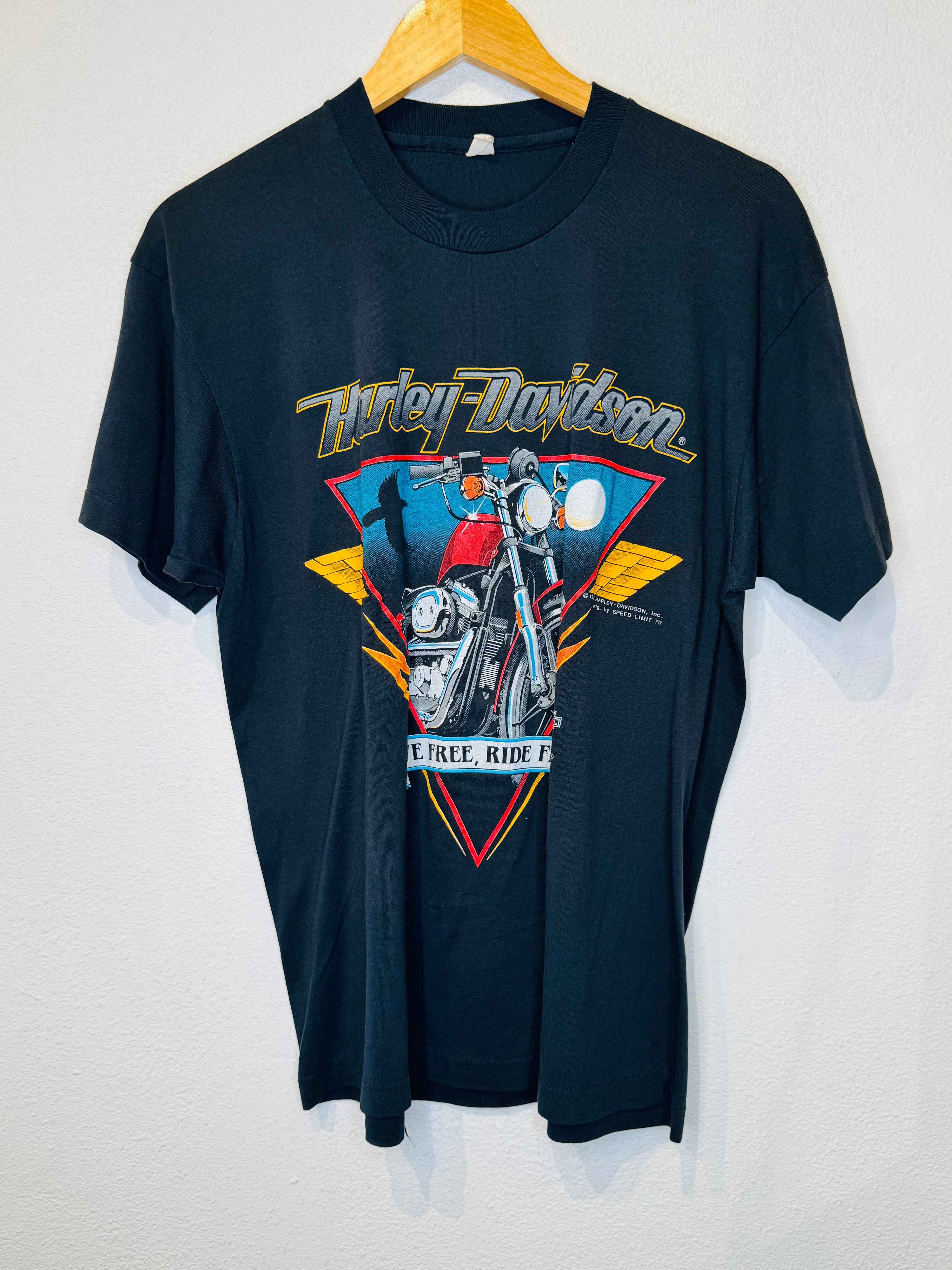 '87 Live Free Harley Vintage Tee