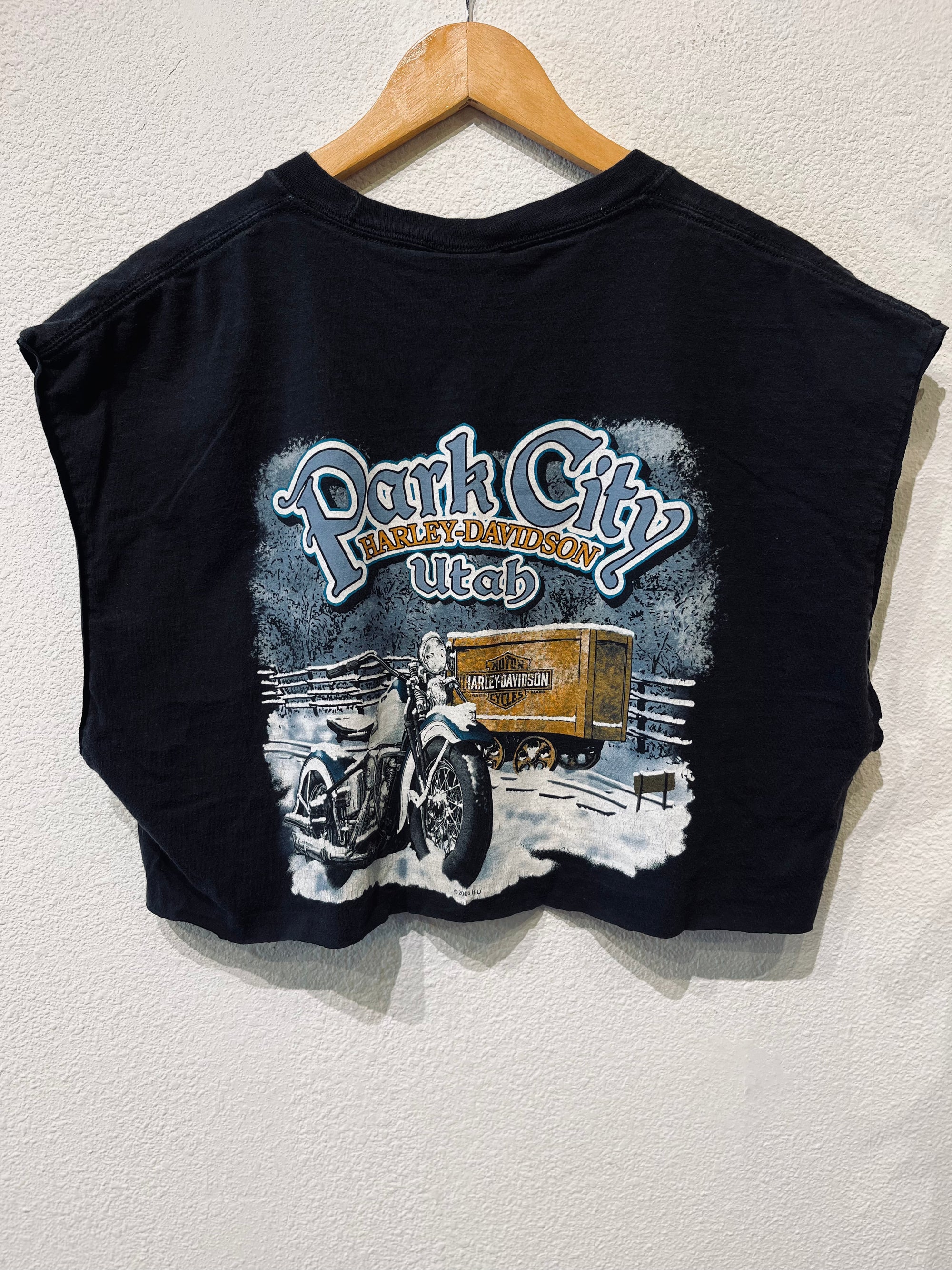 Park City Harley Vintage Crop Tank