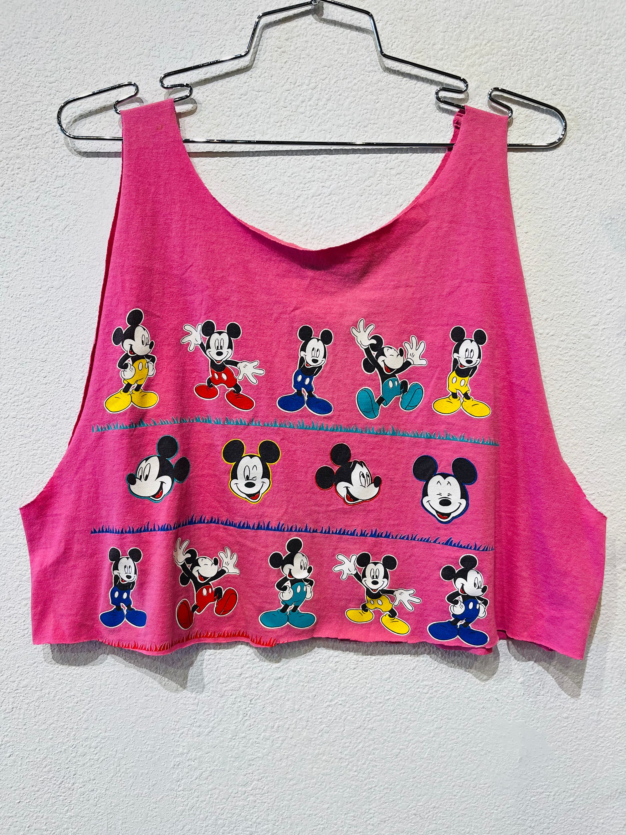 Pink Mickey Vintage Crop Tank