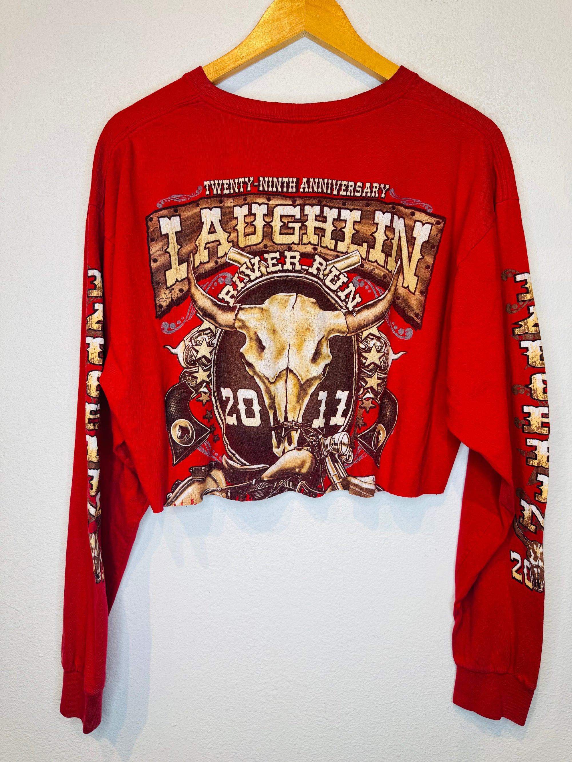Laughlin River Run Vintage Crop Long Sleeve