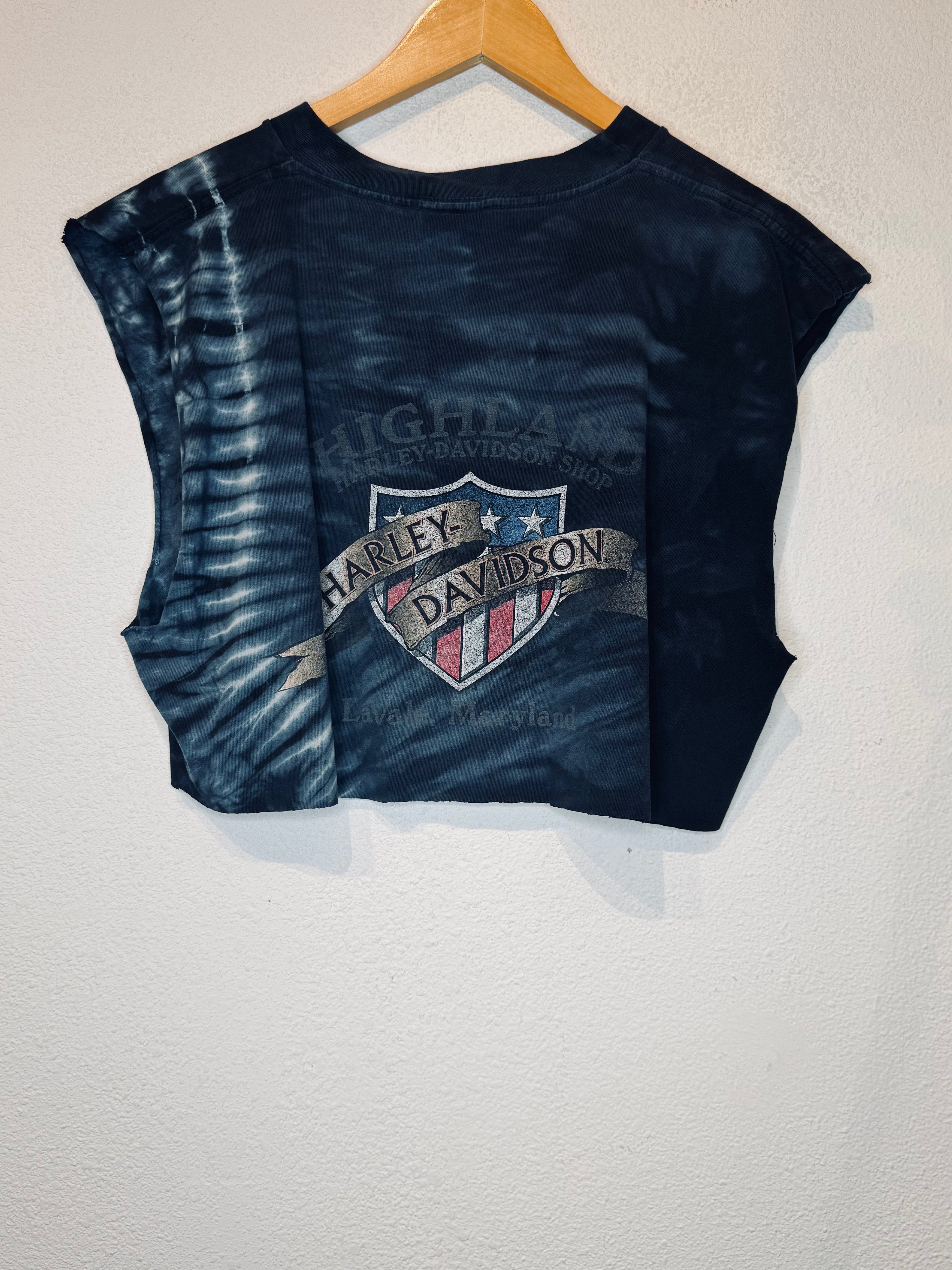 Highland Harley Vintage Crop Tank