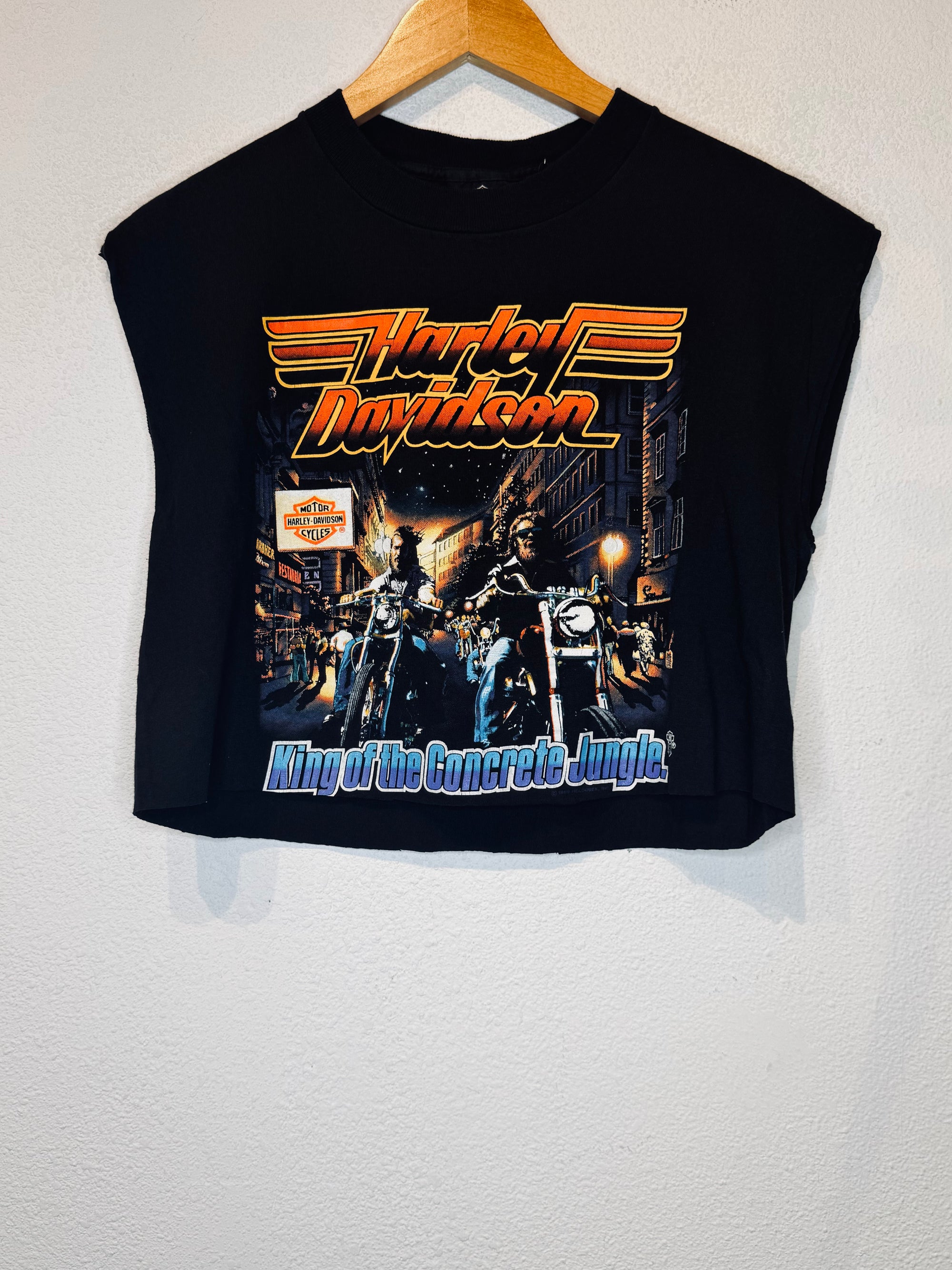 Concrete Jungle Harley Vintage Crop Tank