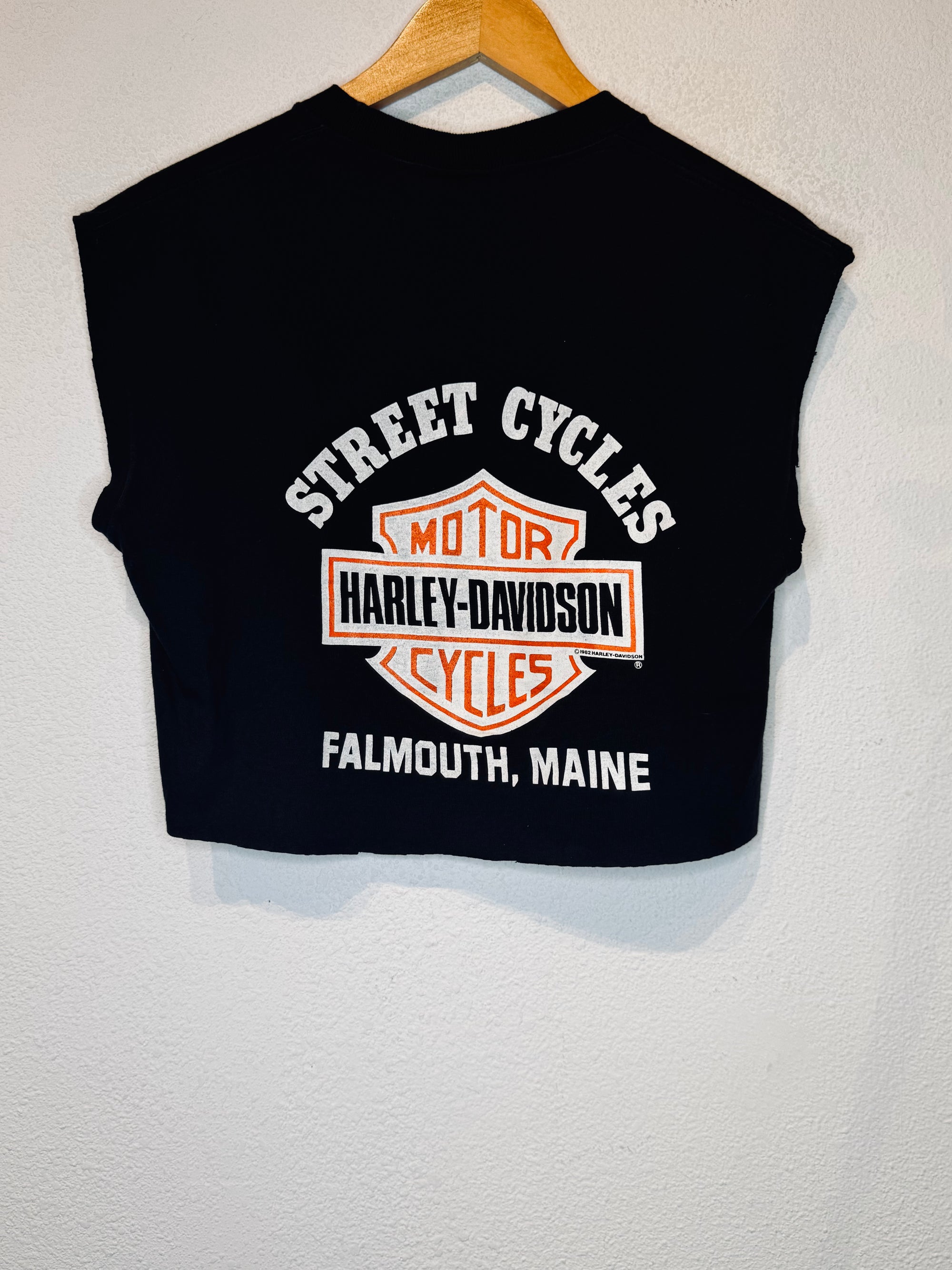 Concrete Jungle Harley Vintage Crop Tank