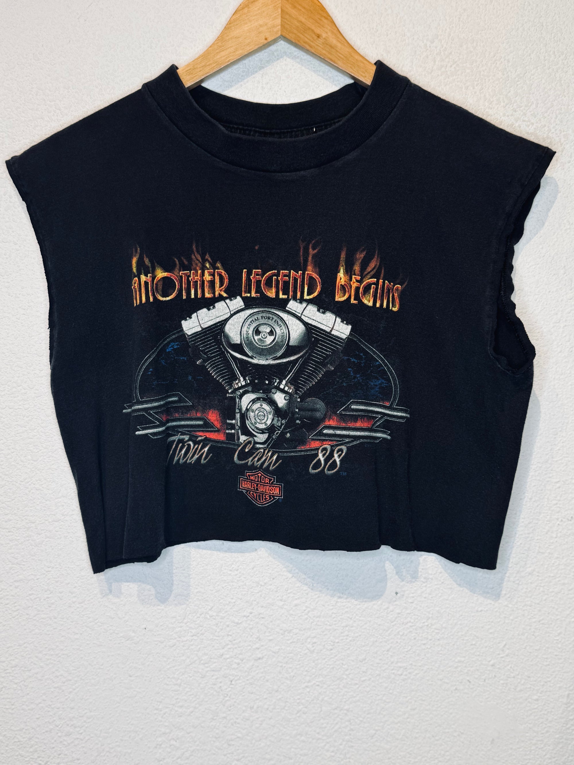 Another Legend Harley Vintage Crop Tank