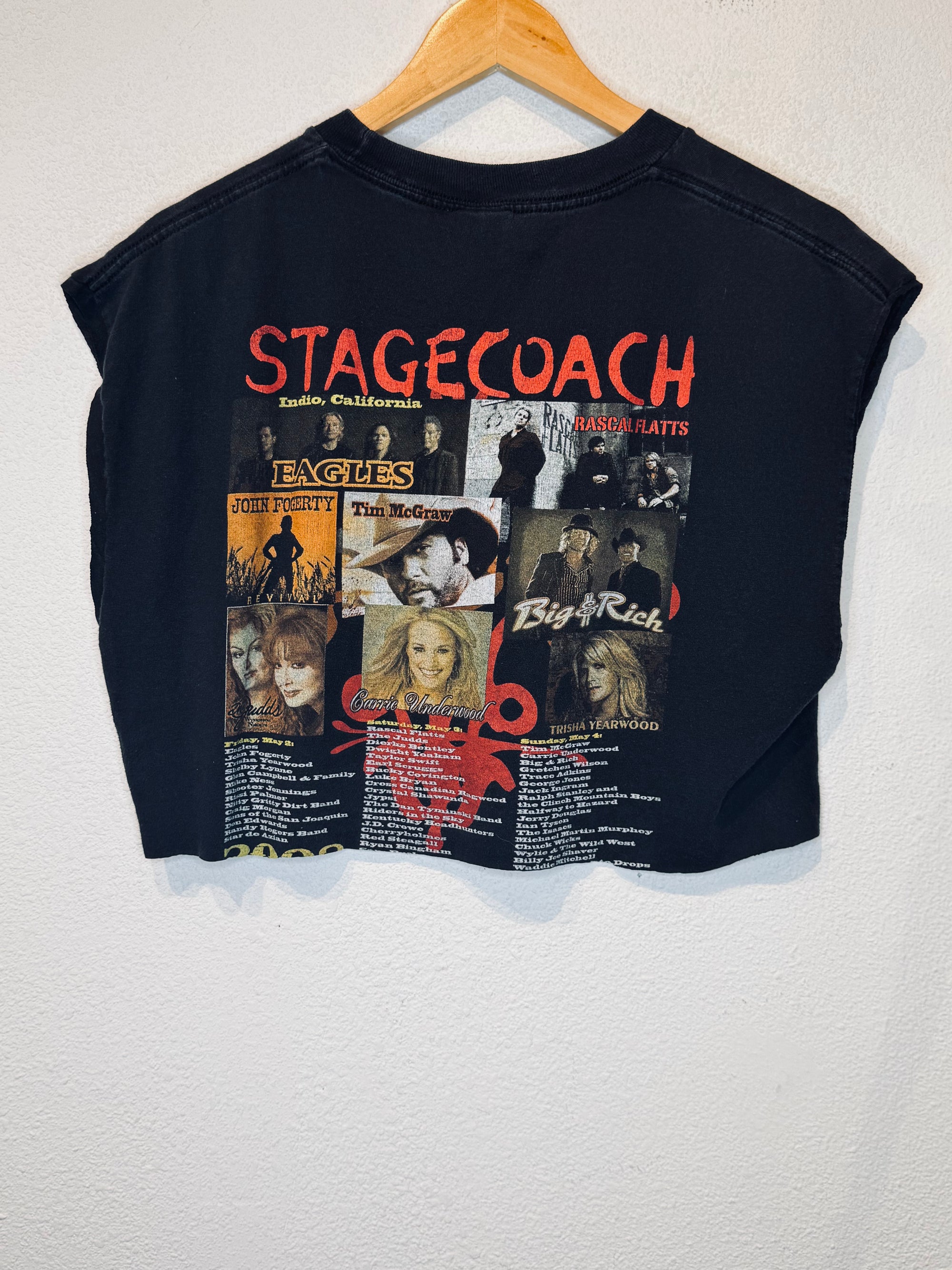 Stagecoach Vintage Crop Tank