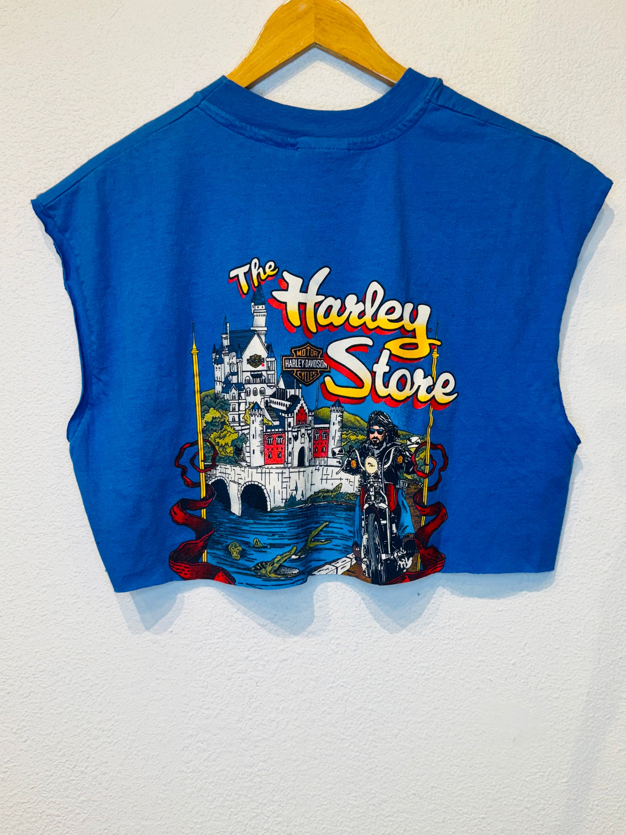 Enjoy Freedom Harley Vintage Crop Tank