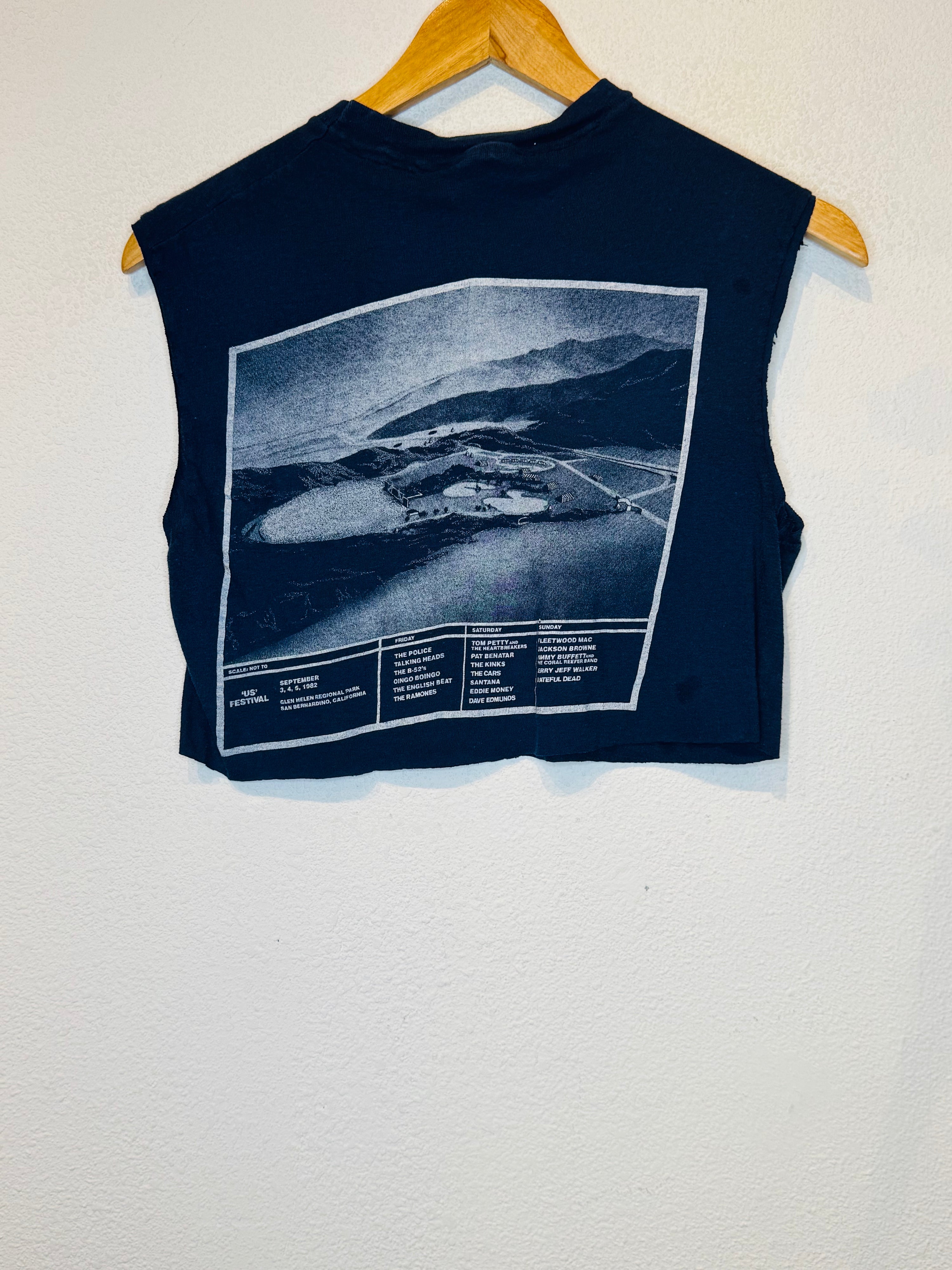 Clean Team US Festival Vintage Crop Tank