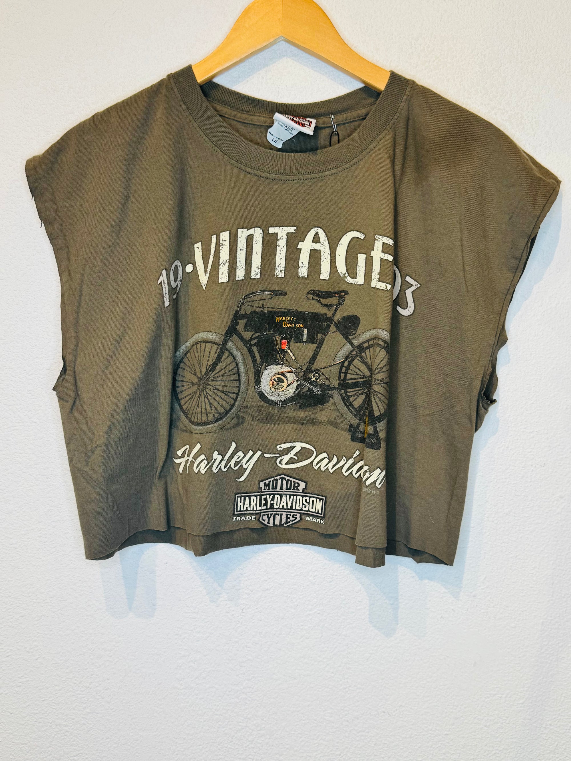 Riverside Harley Vintage Crop Tank