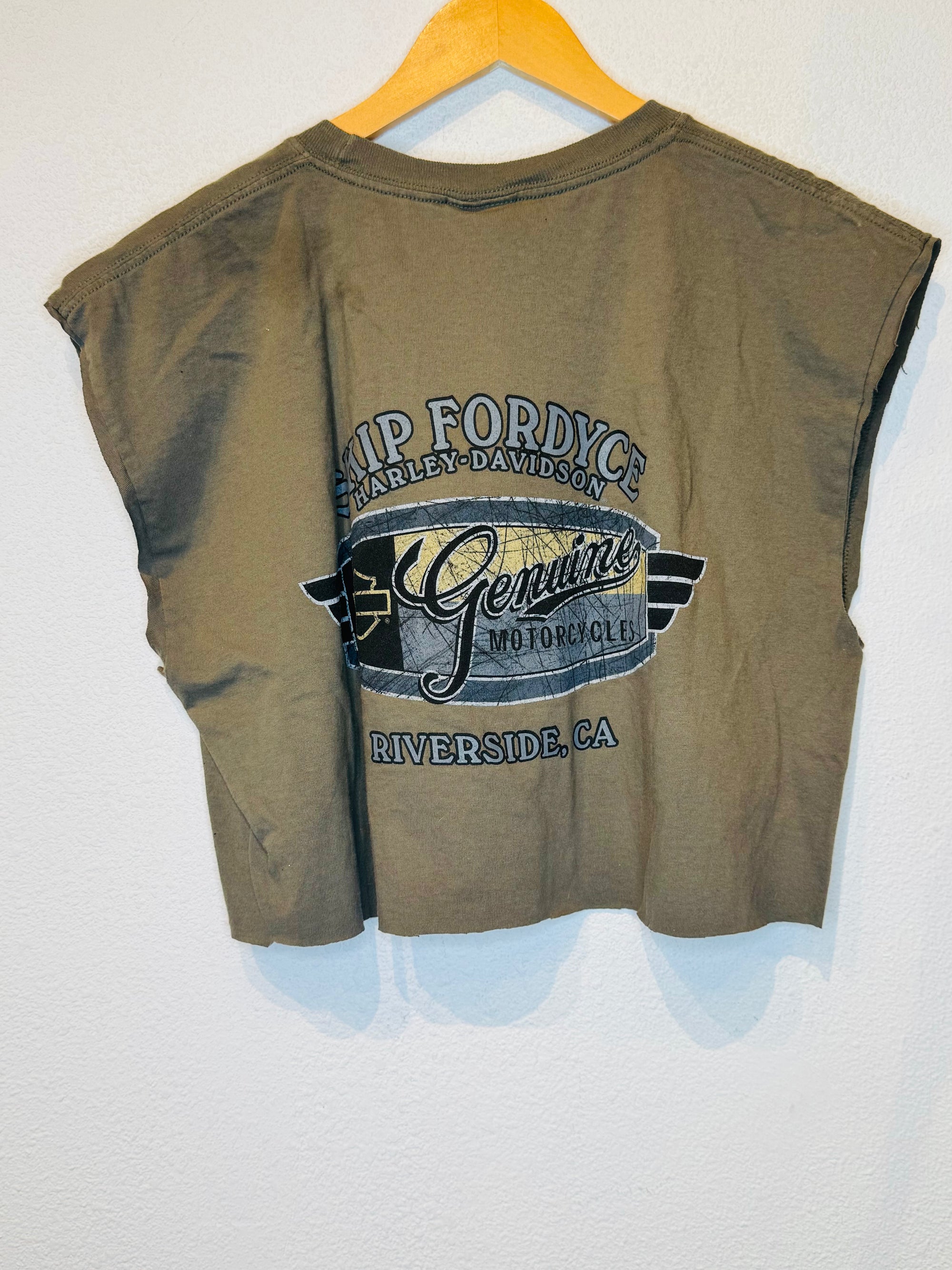 Riverside Harley Vintage Crop Tank