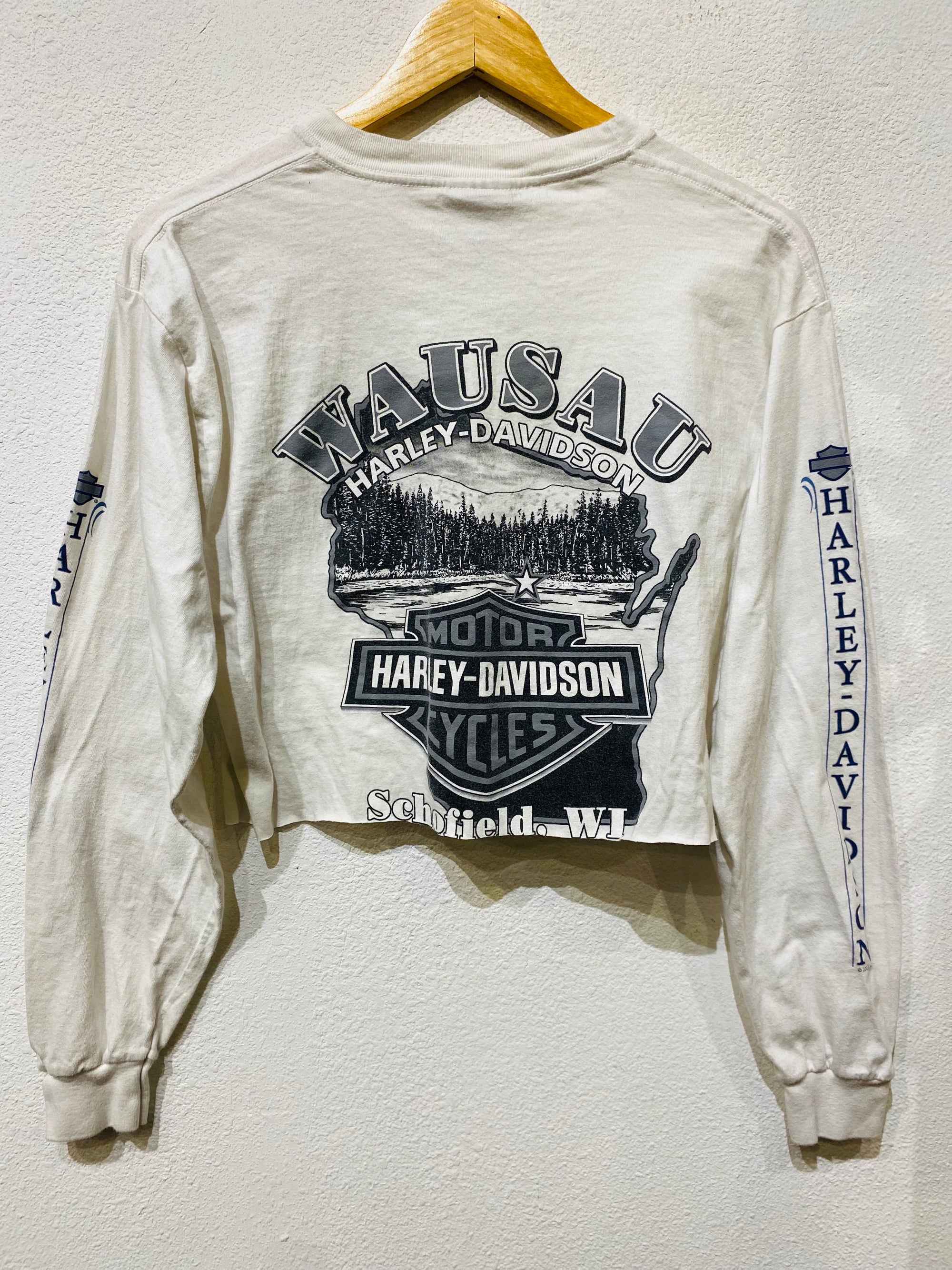 Wausau Harley Vintage Crop Long Sleeve