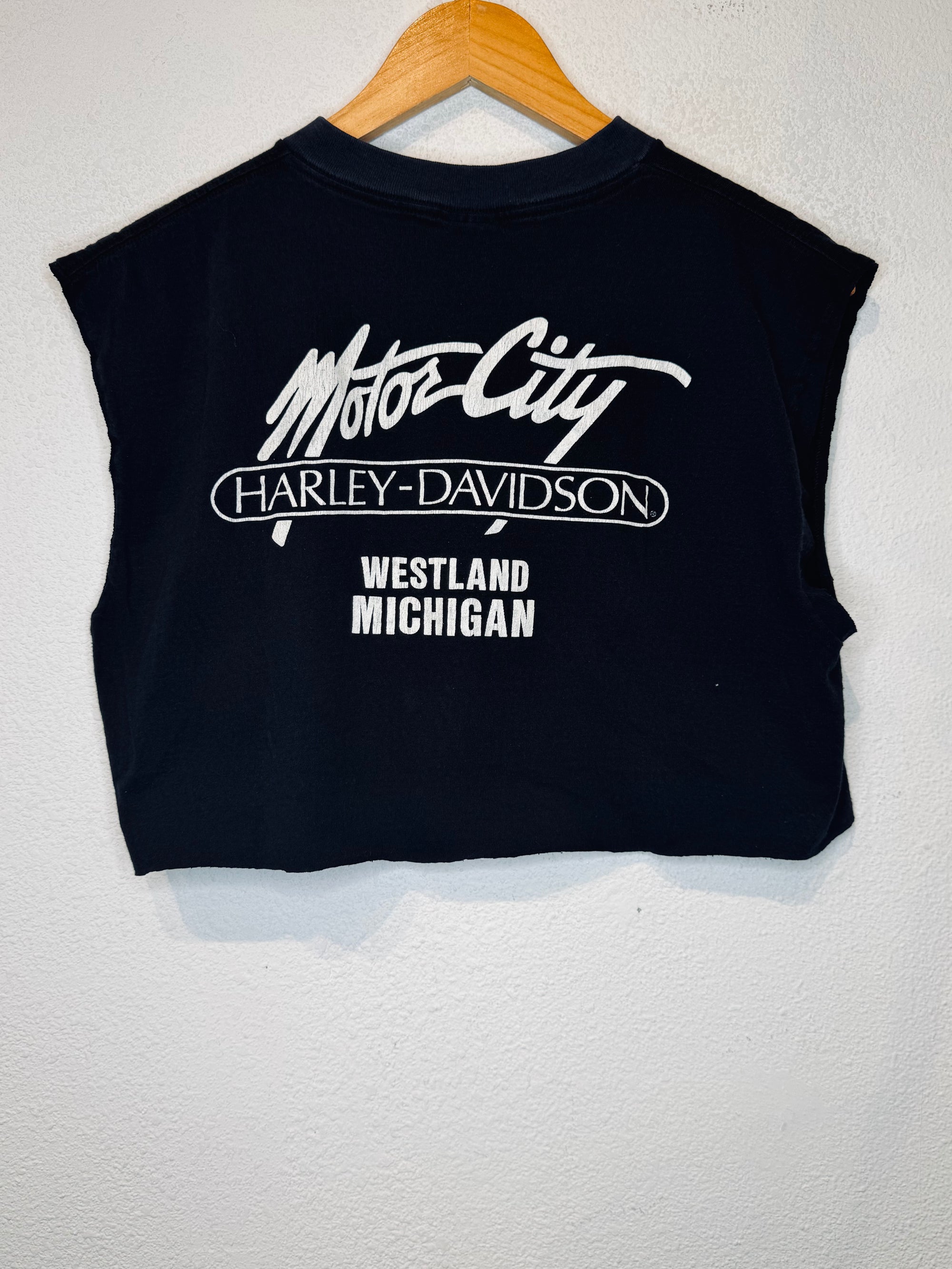 Motor City Harley Vintage Crop Tank