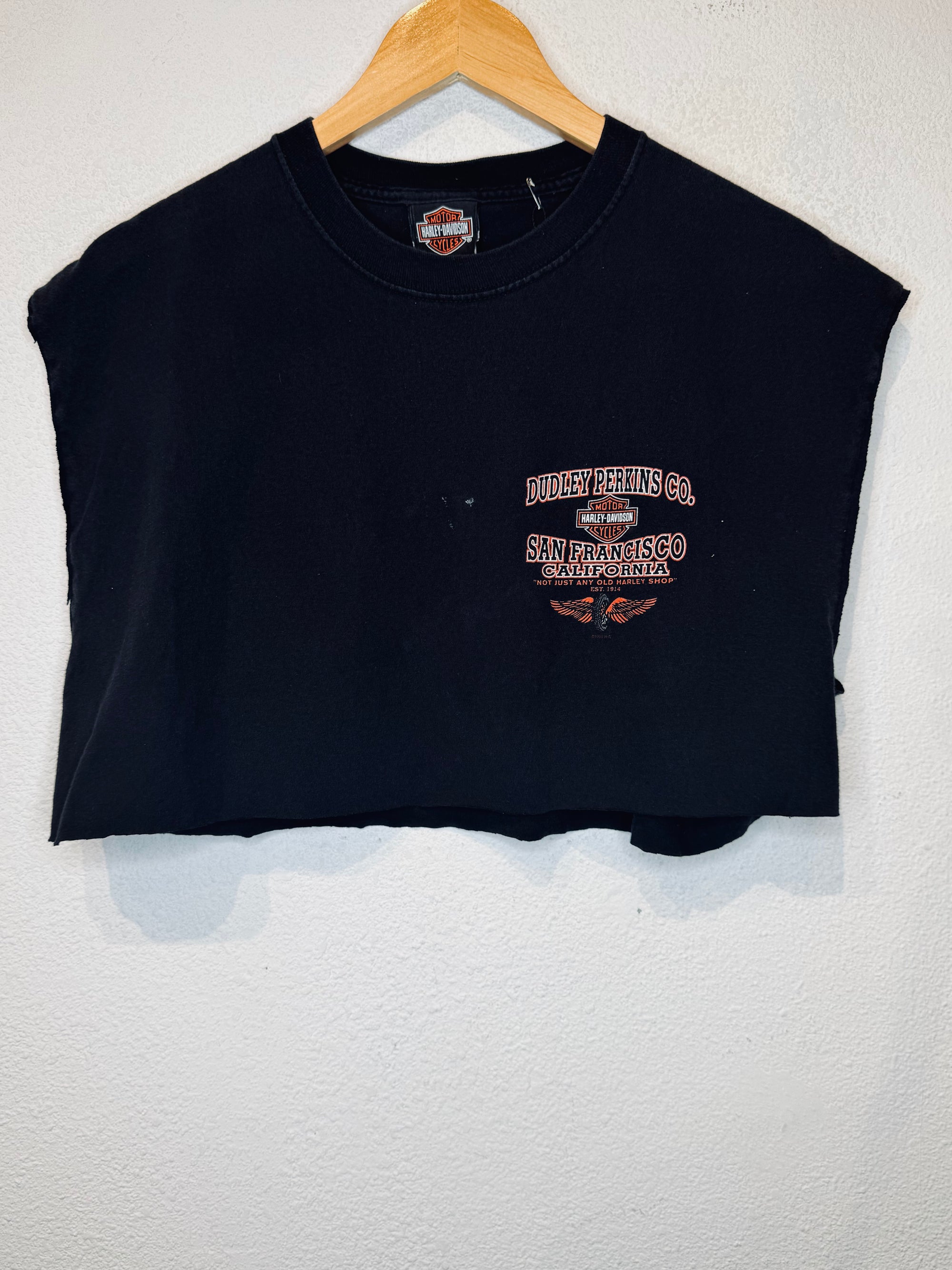 San Francisco Harley Vintage Crop Tank