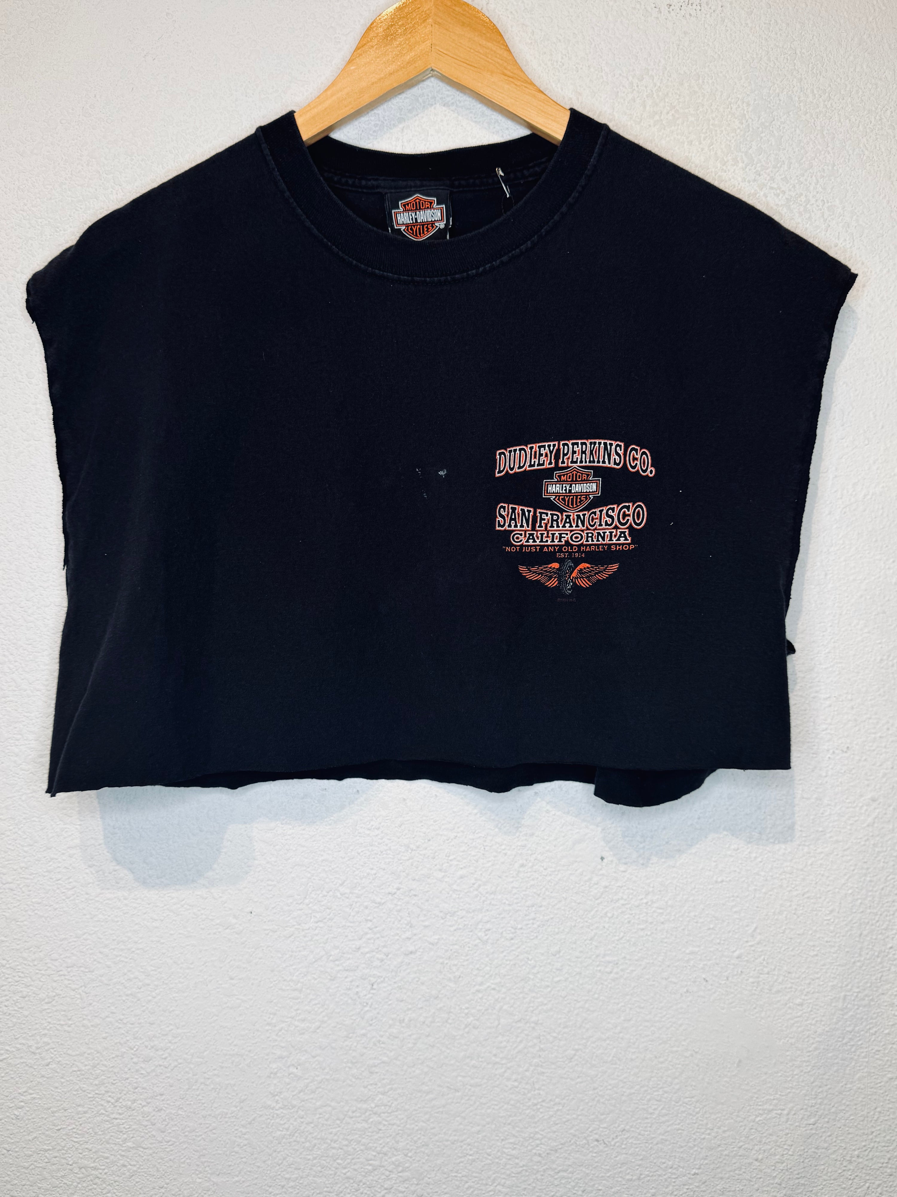 San Francisco Harley Vintage Crop Tank