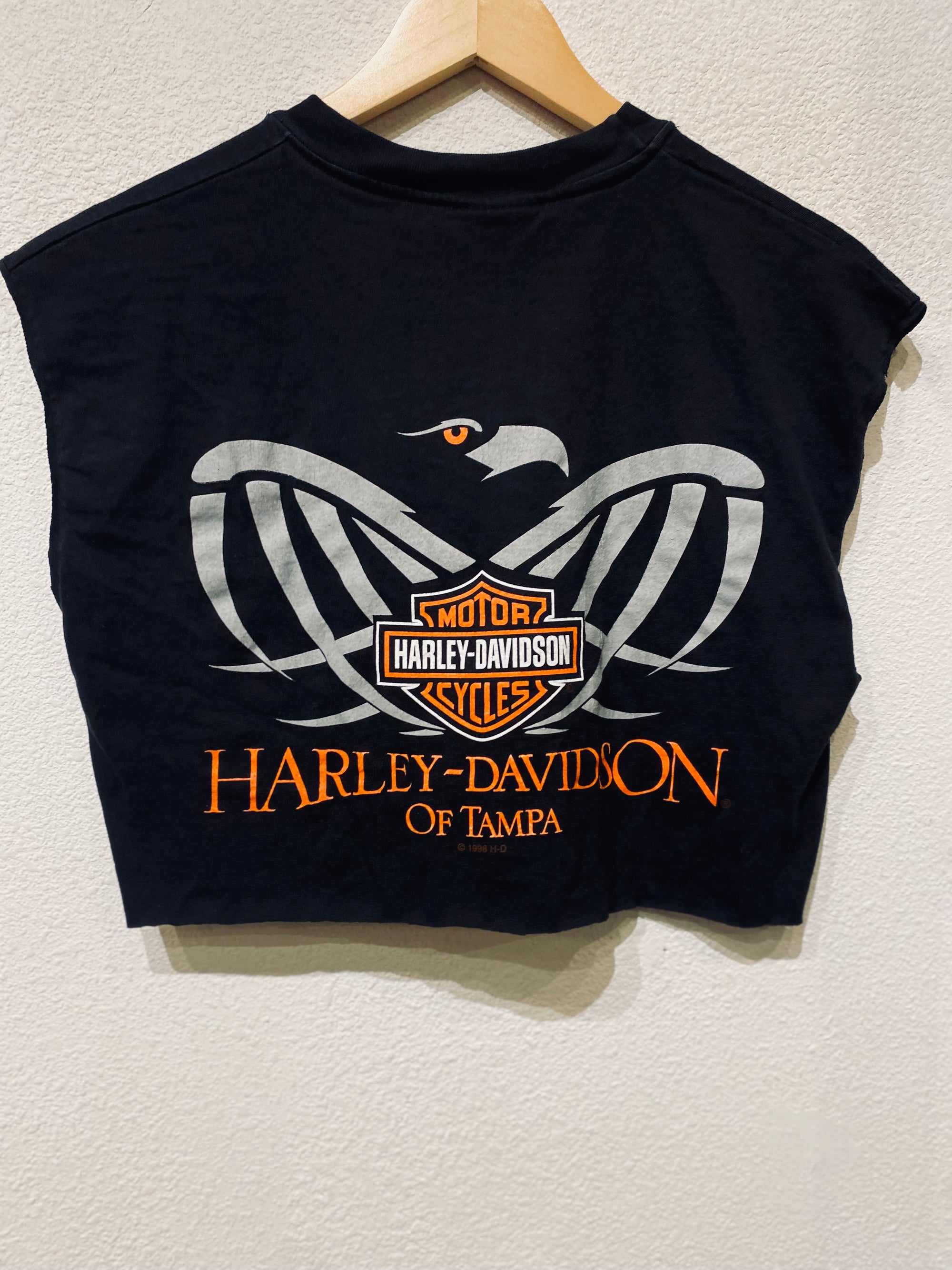 Tampa Harley Vintage Crop Tank