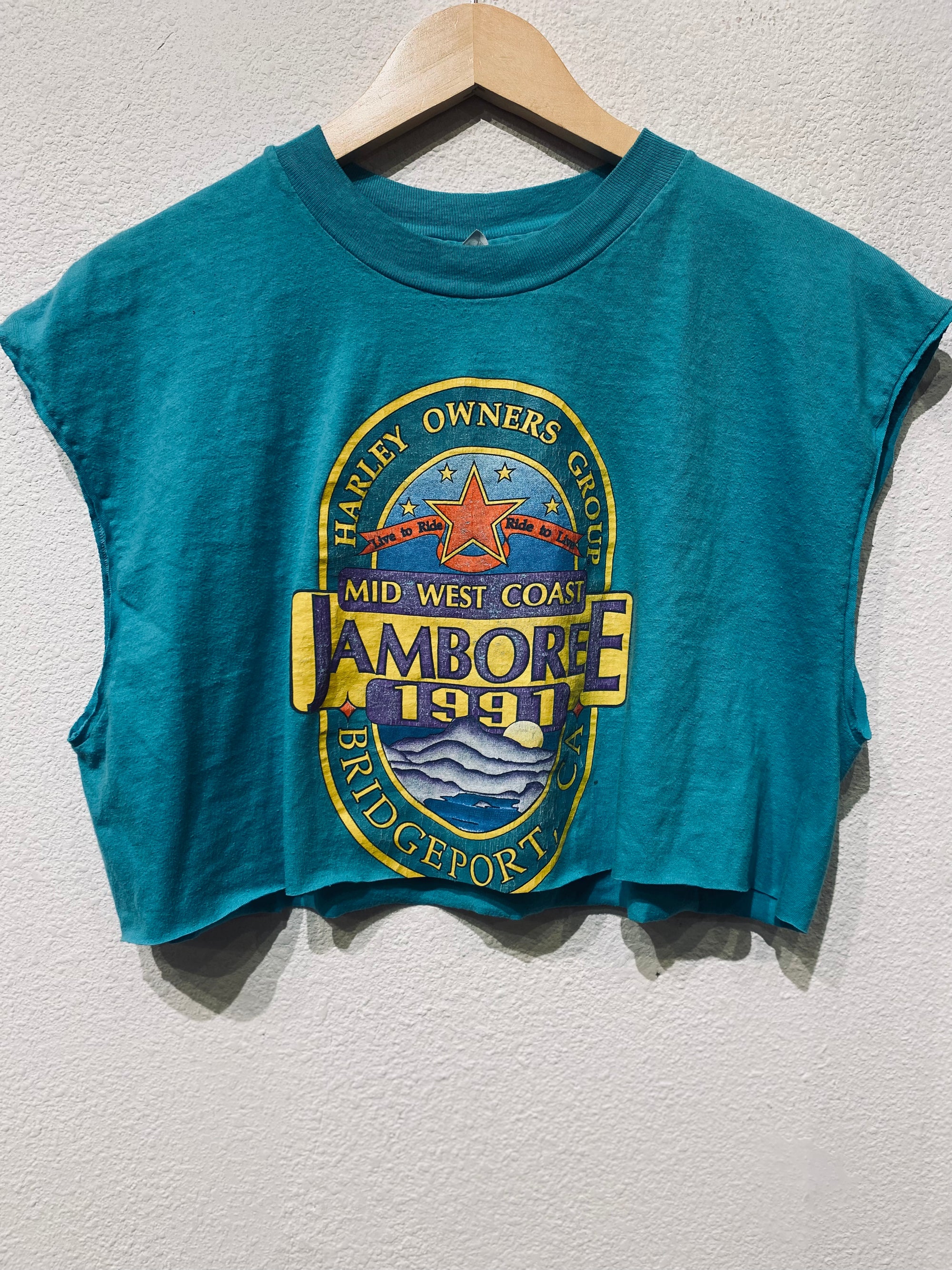 Jamboree Harley Vintage Crop Tank