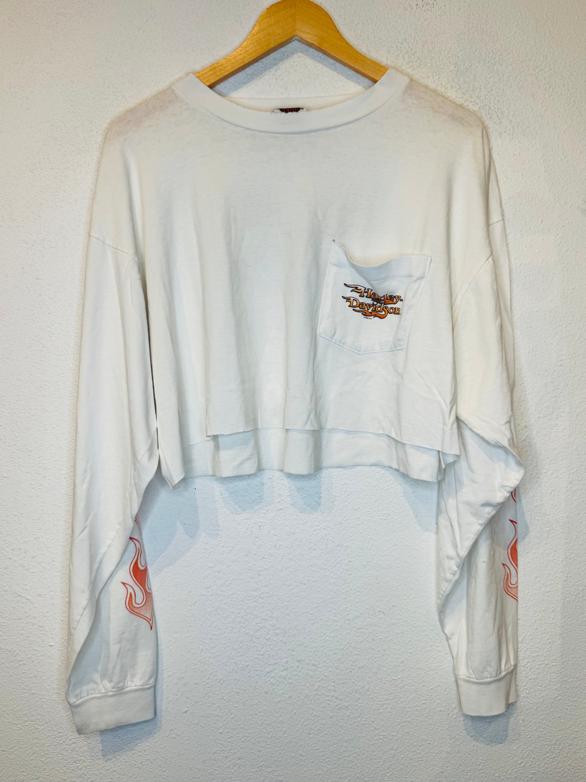 Desoto Harley Vintage Crop Long Sleeve