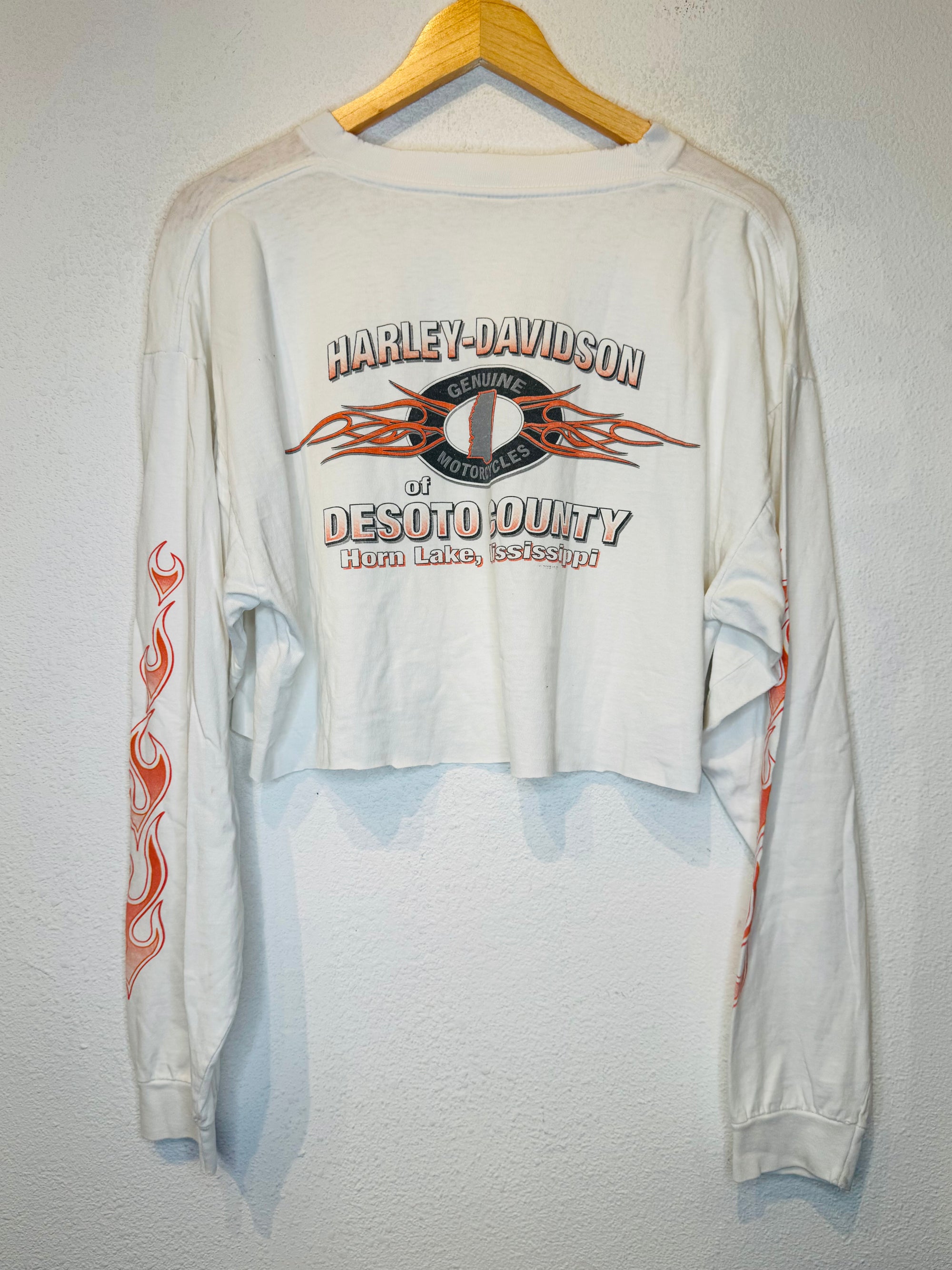 Desoto Harley Vintage Crop Long Sleeve