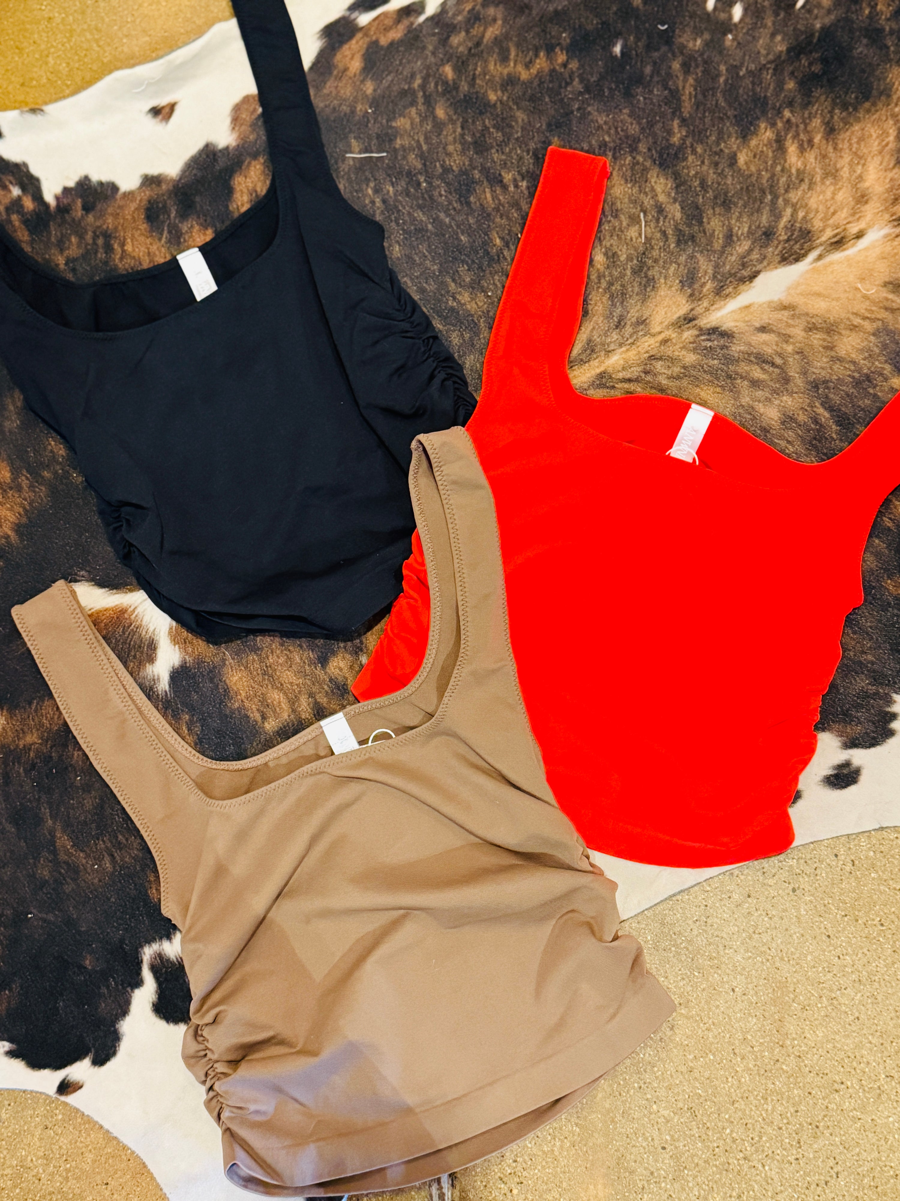 Scrunch Side Tank