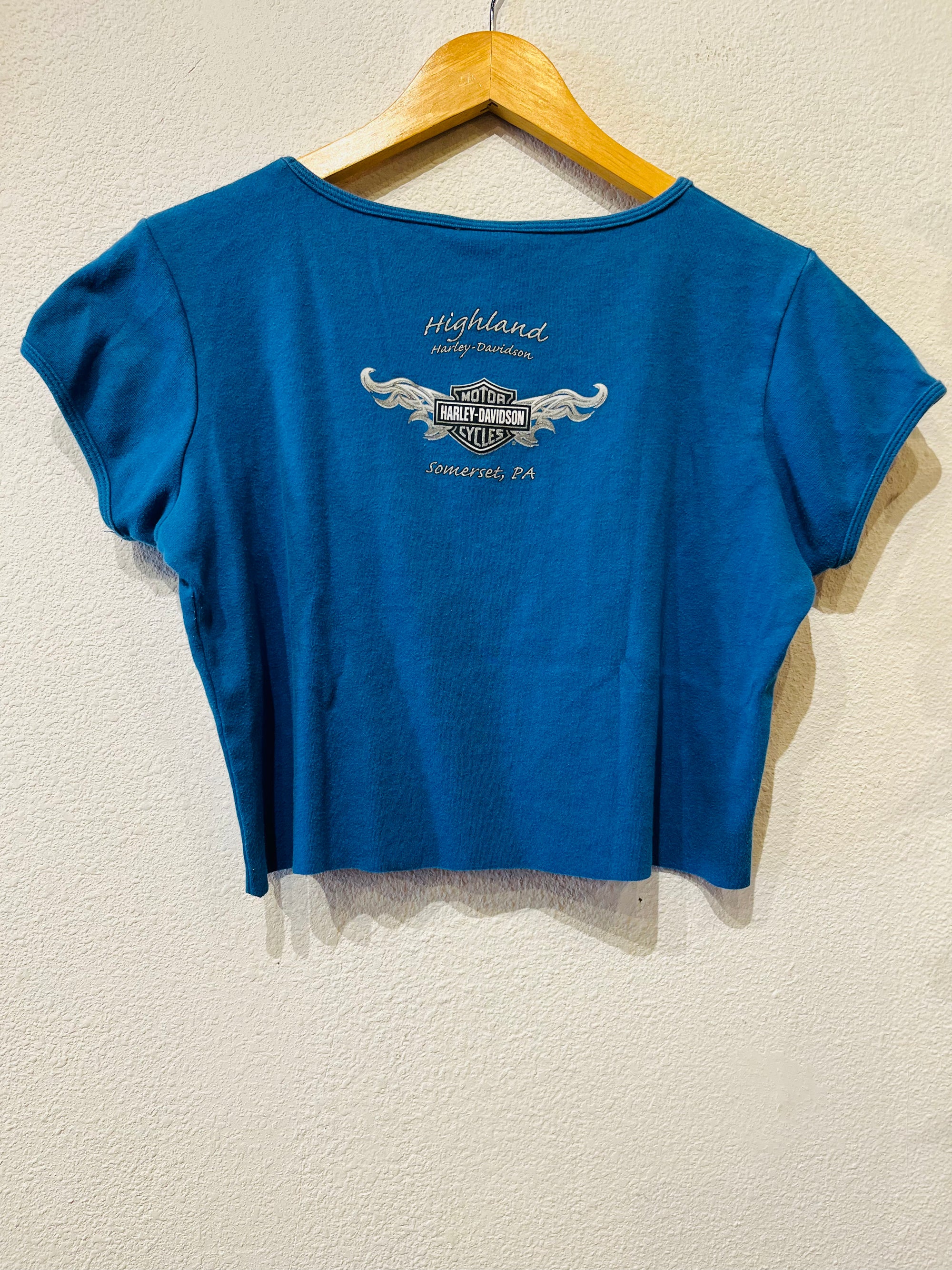 Highland Harley Vintage Crop Tee