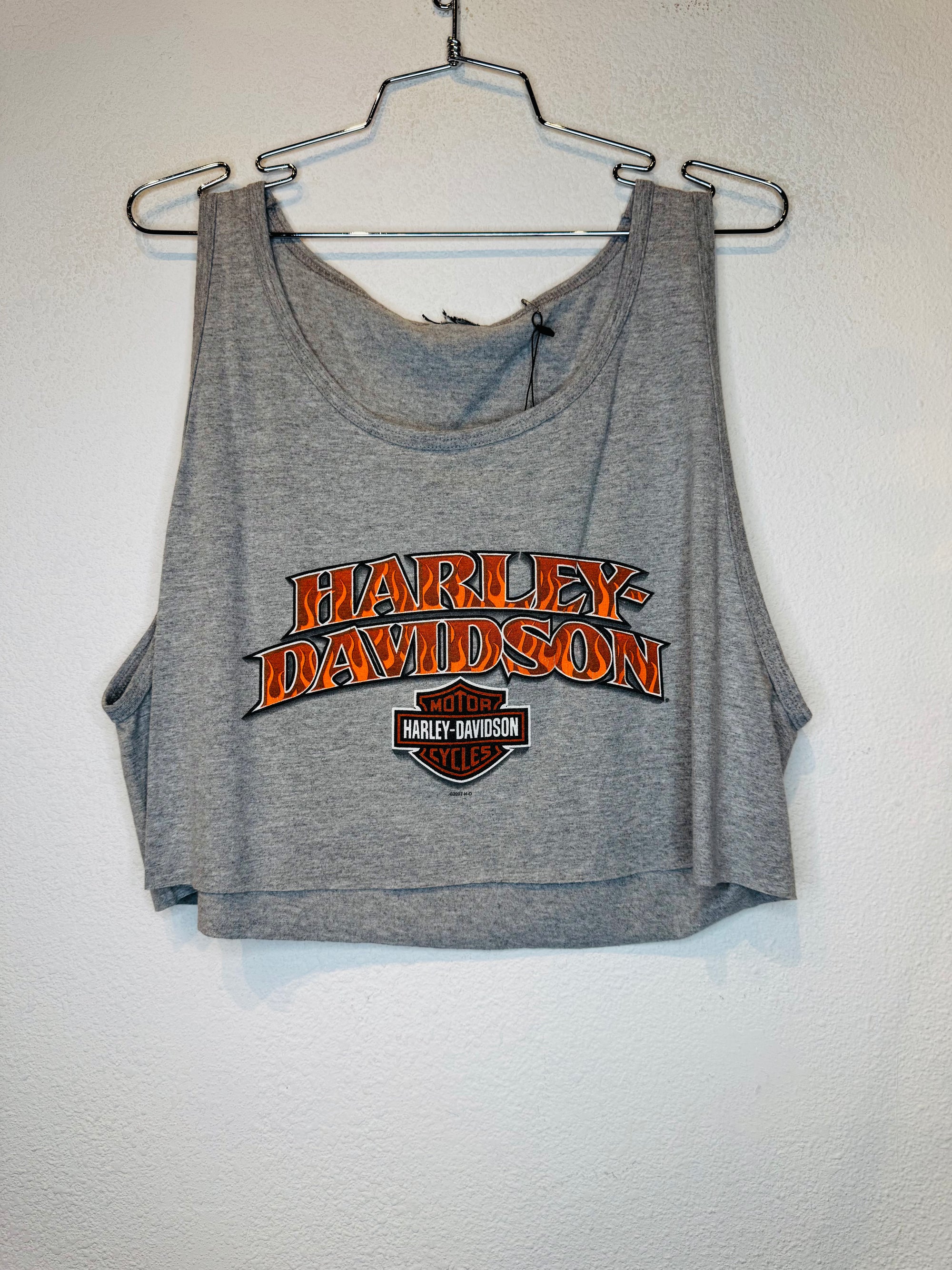 Oakland Harley Vintage Crop Tank