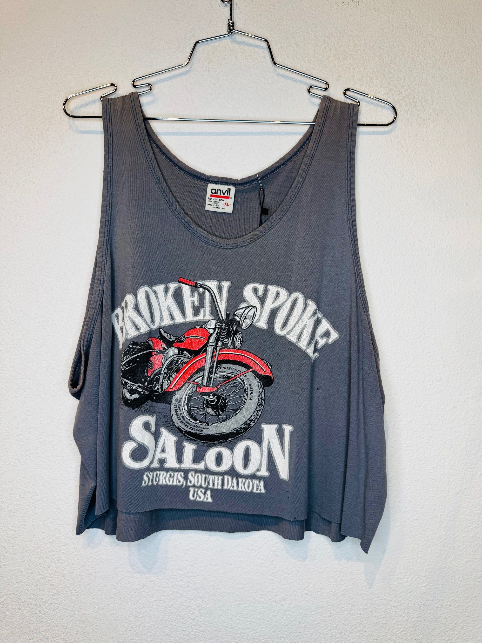 Broken Spoke Vintage Crop Tank
