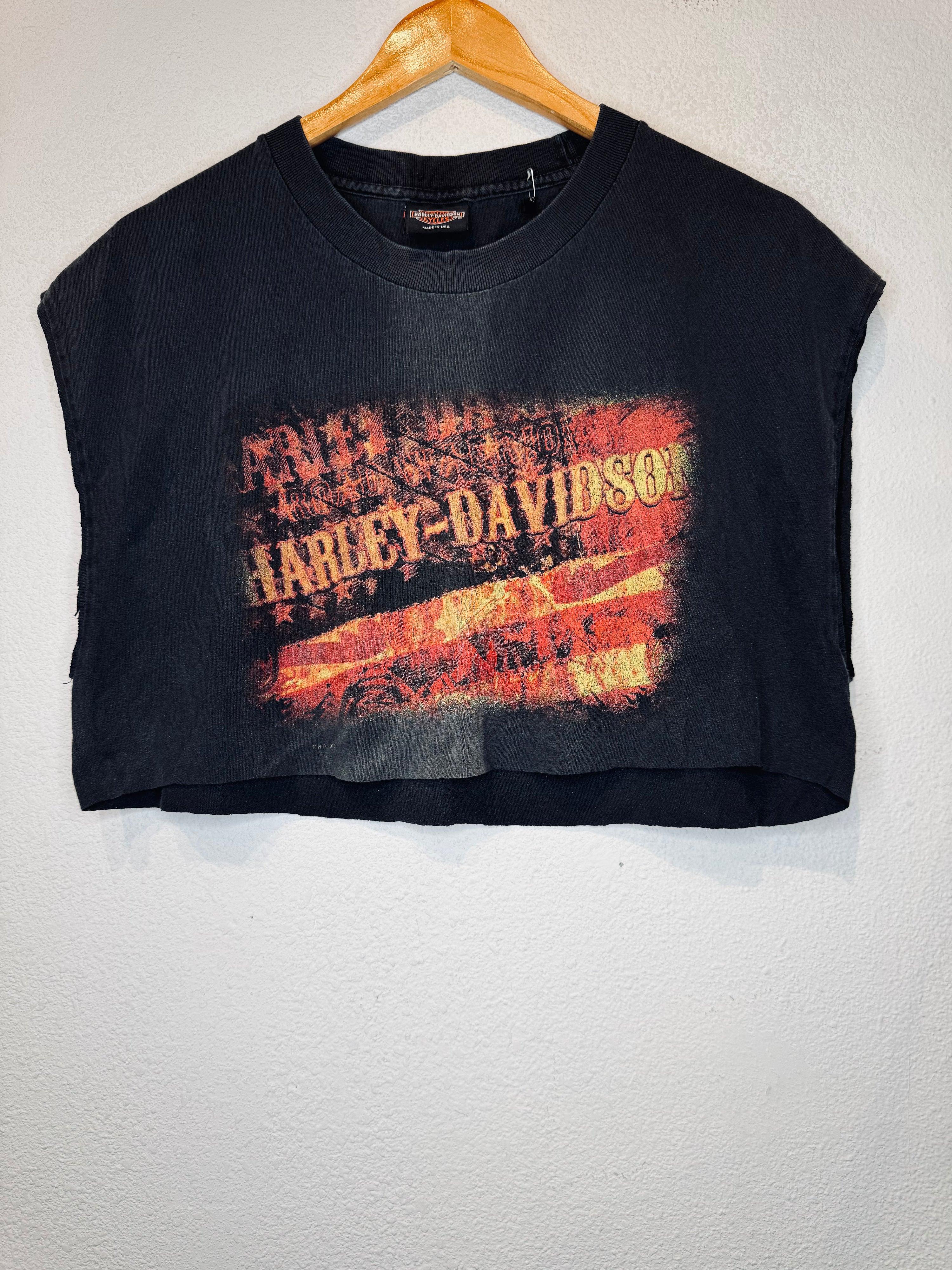 Waco Harley Vintage Crop Tank