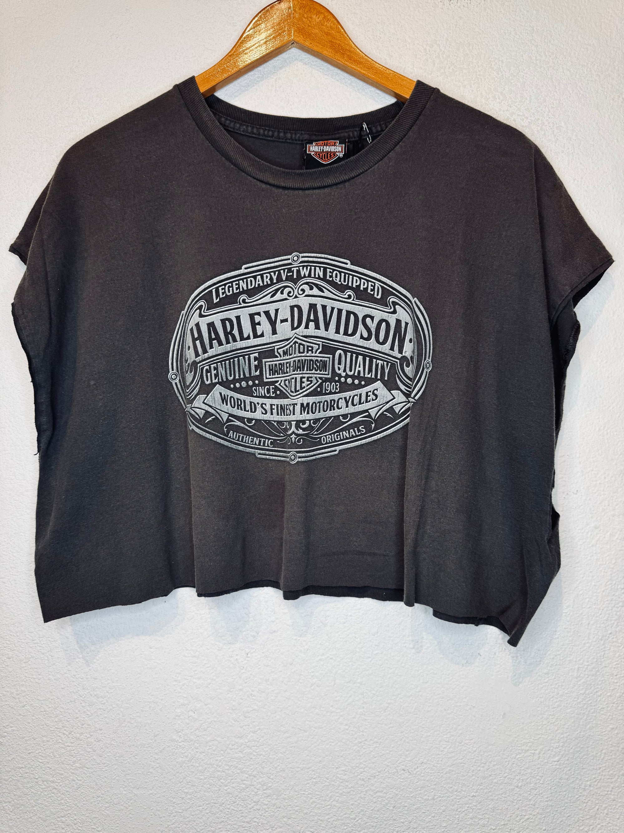 Wausau Harley Vintage Crop Tank