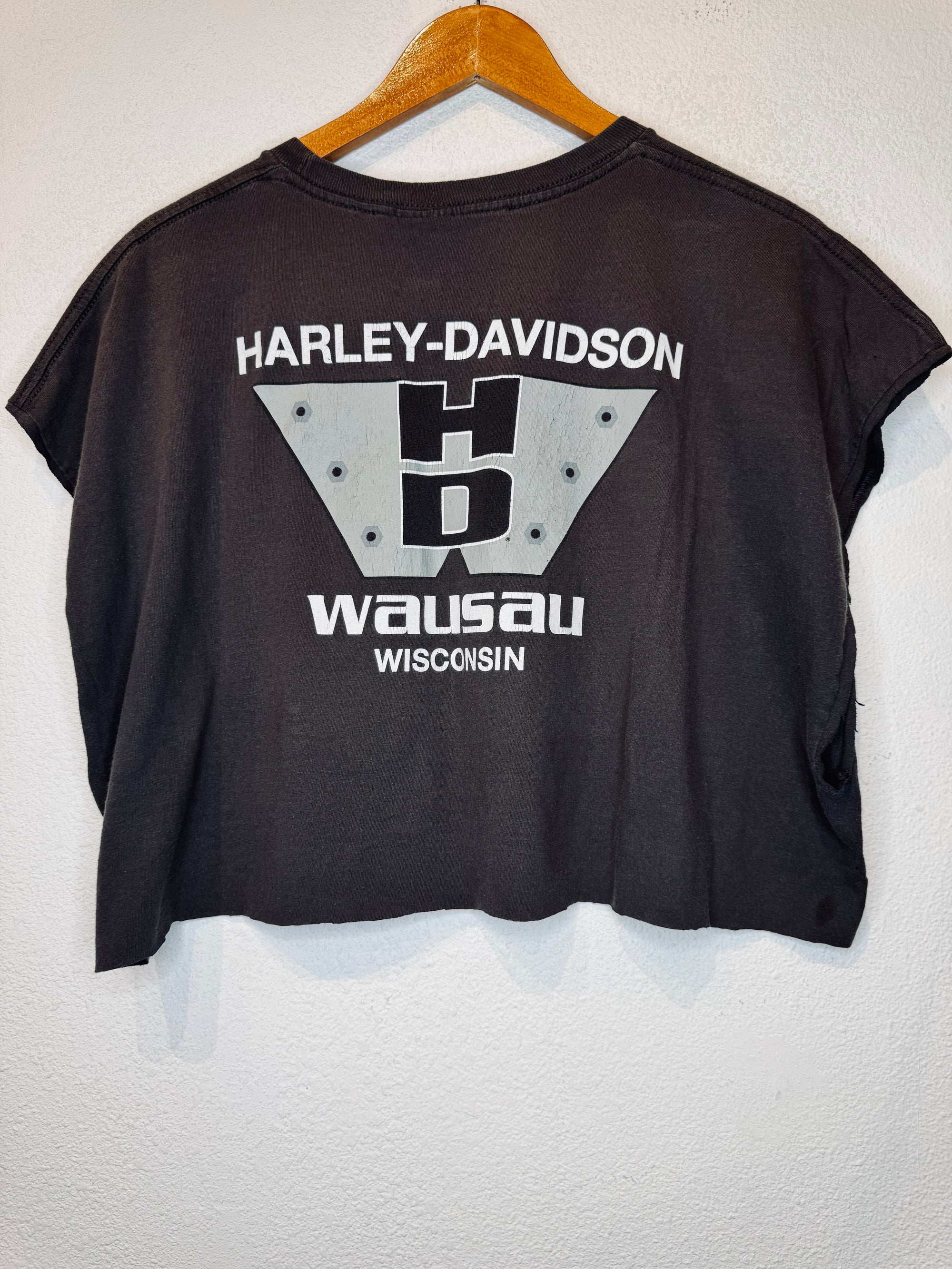 Wausau Harley Vintage Crop Tank