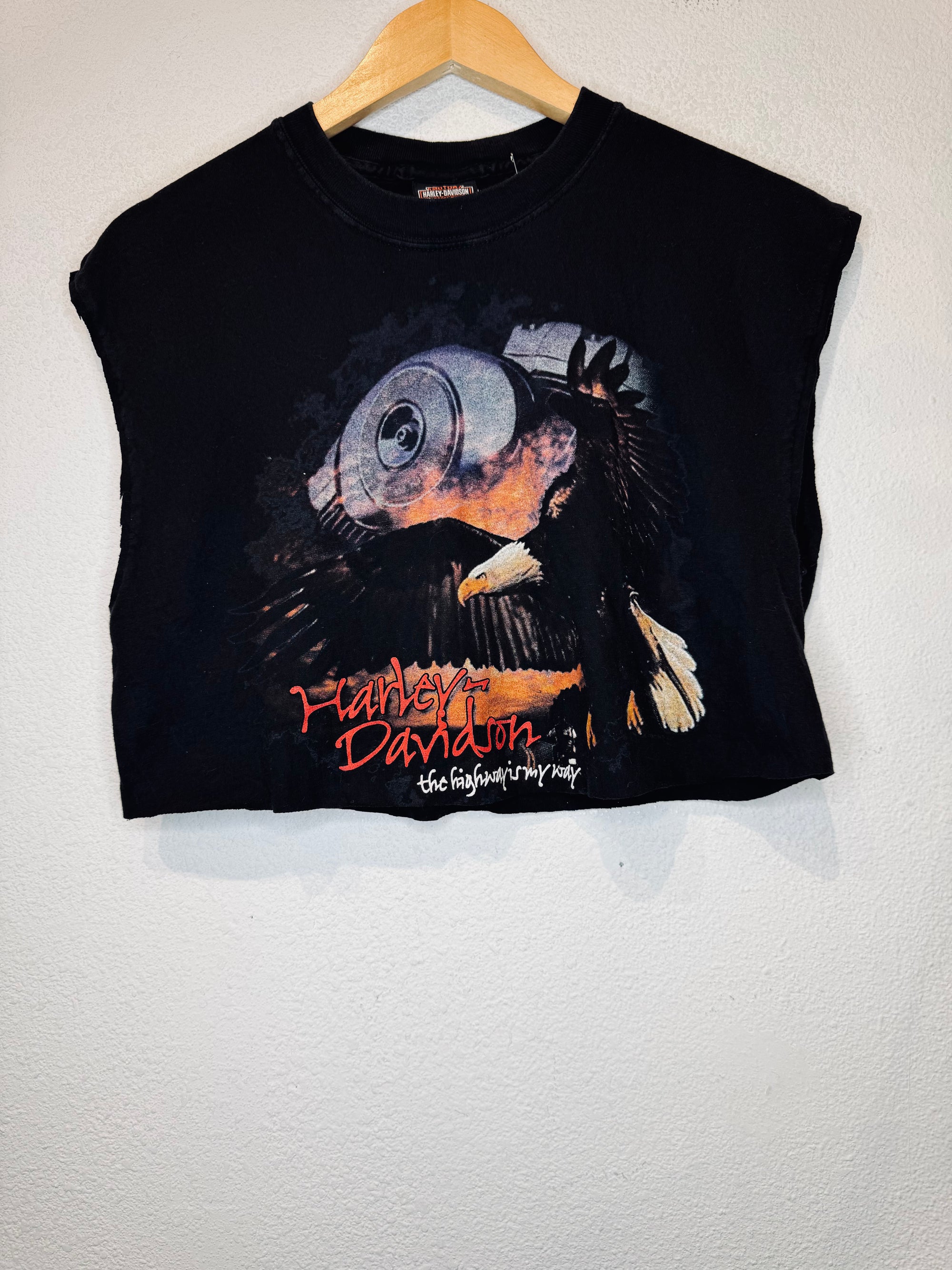 Shrefflers Harley Vintage Crop Tank