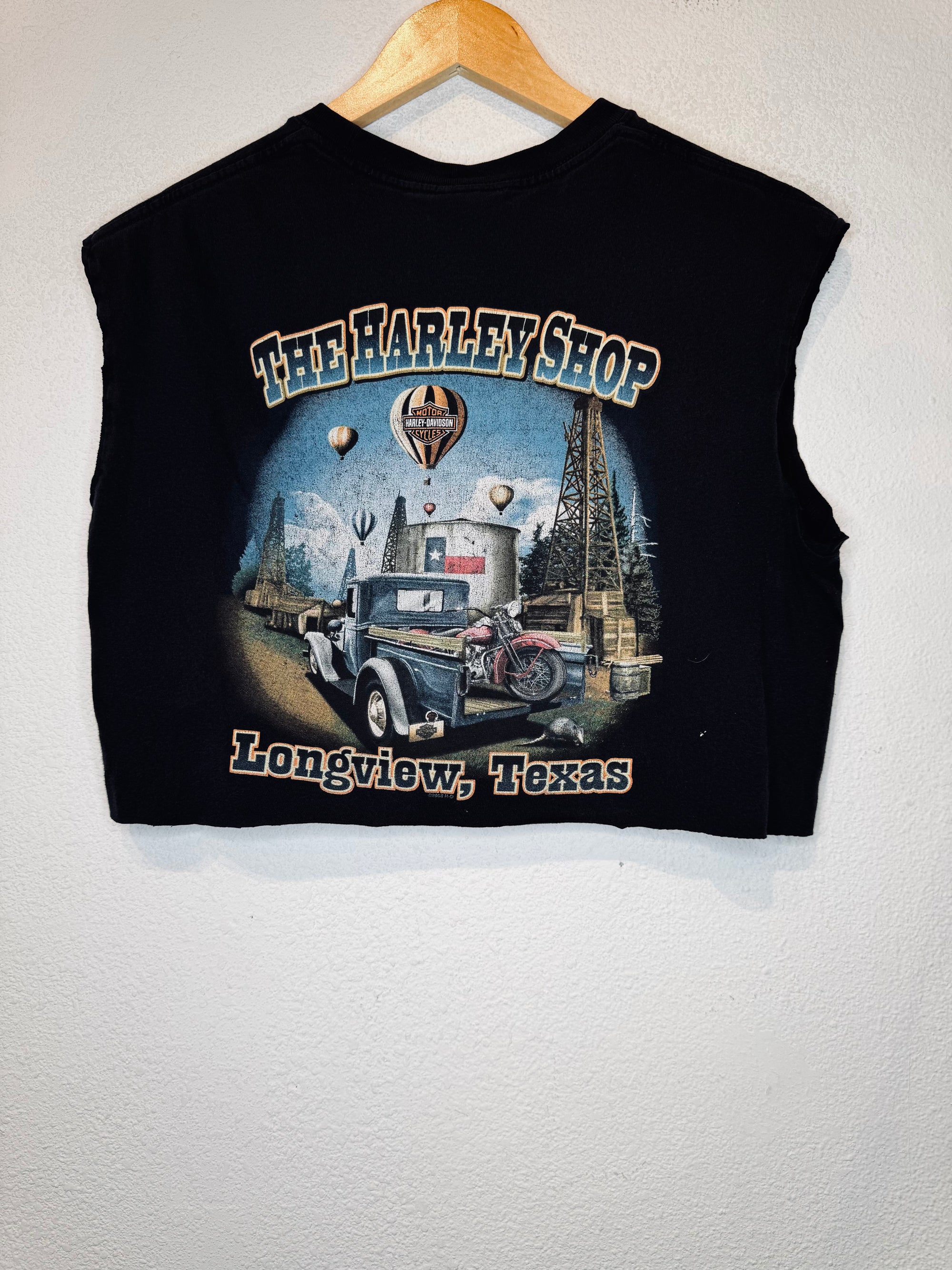 Long View Harley Vintage Crop Tank
