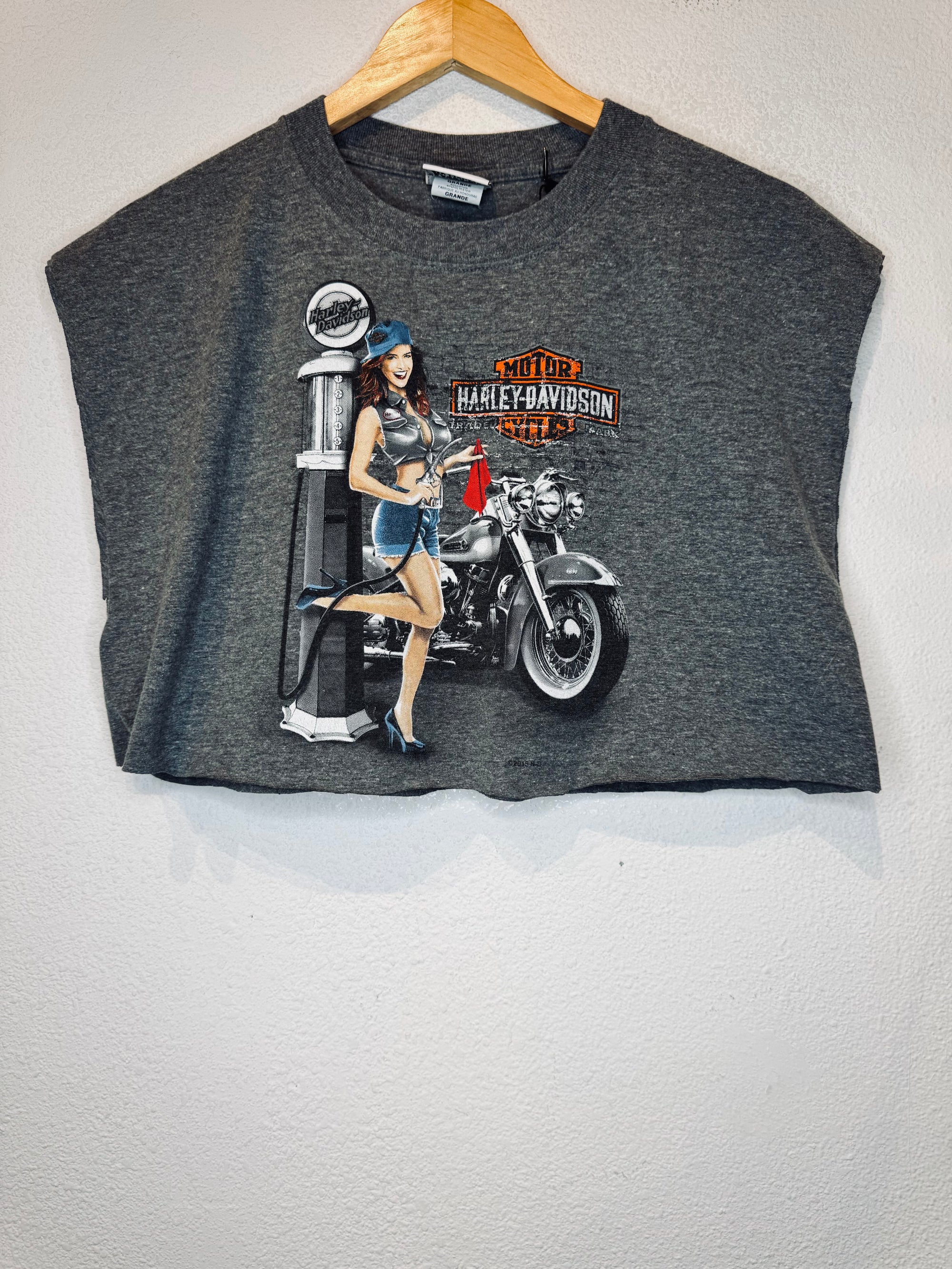 Pomona Harley Vintage Crop Tank