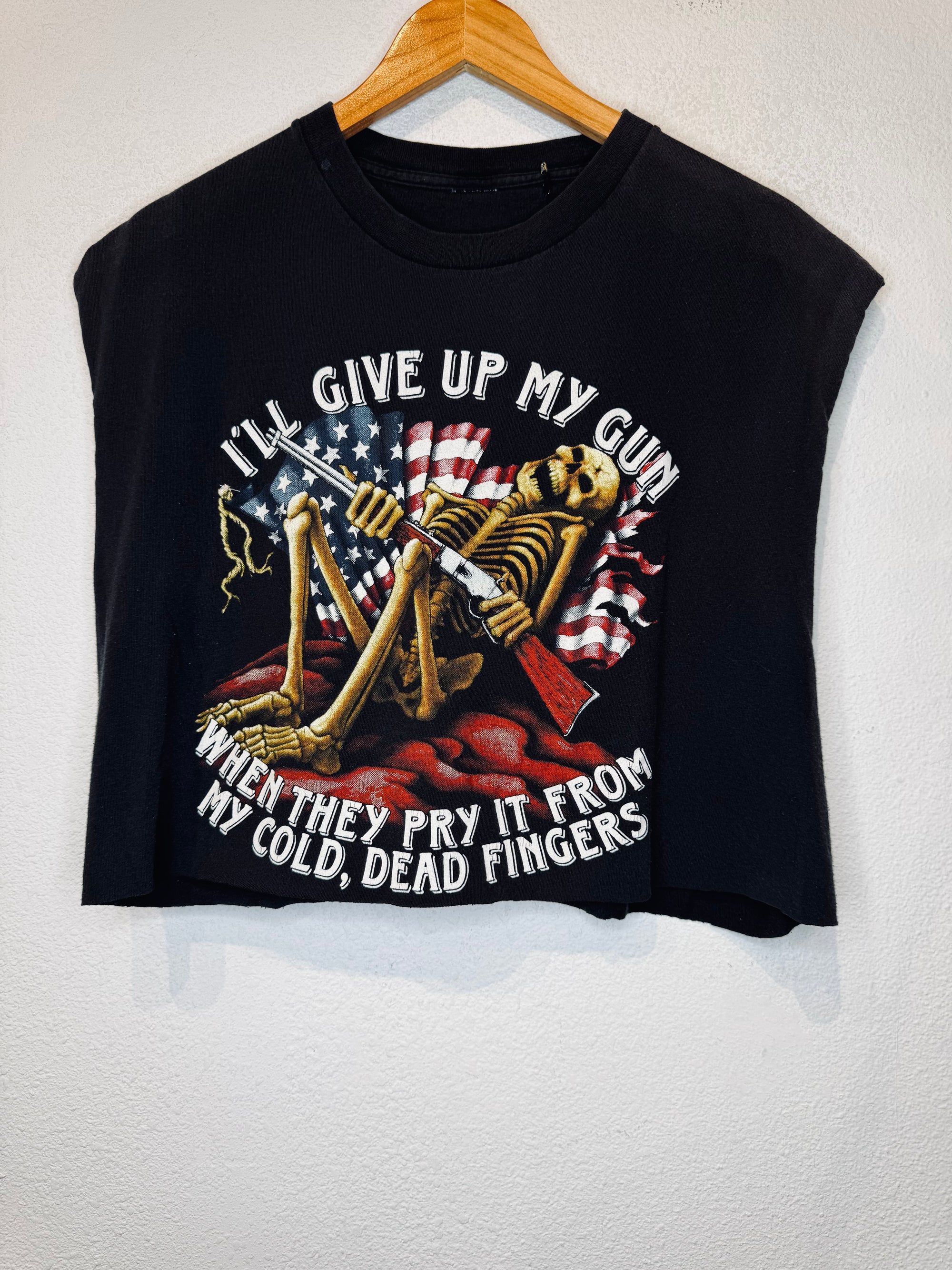 My Gun Vintage Crop Tank