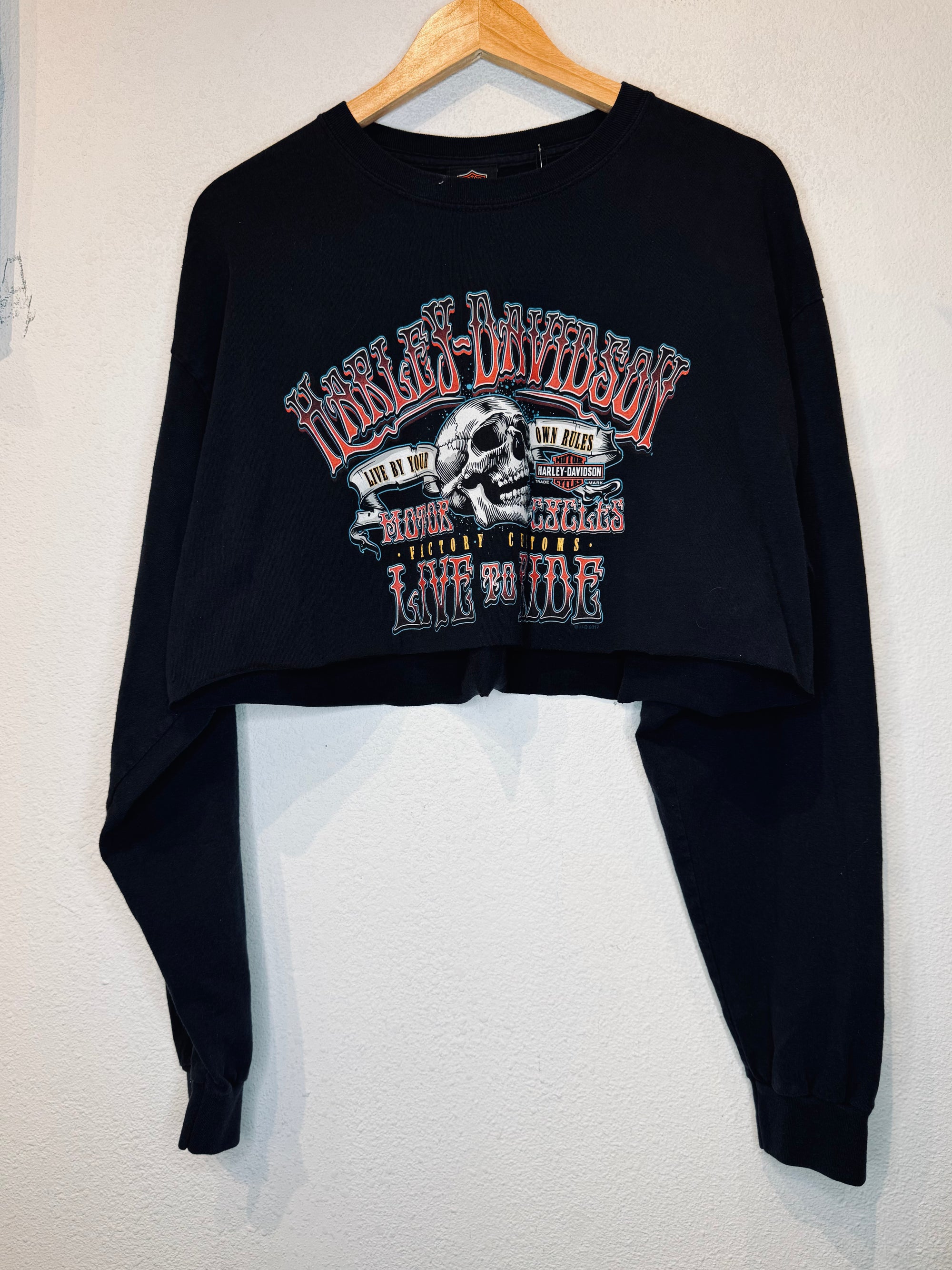 Los Angeles Harley Vintage Crop Long Sleeve