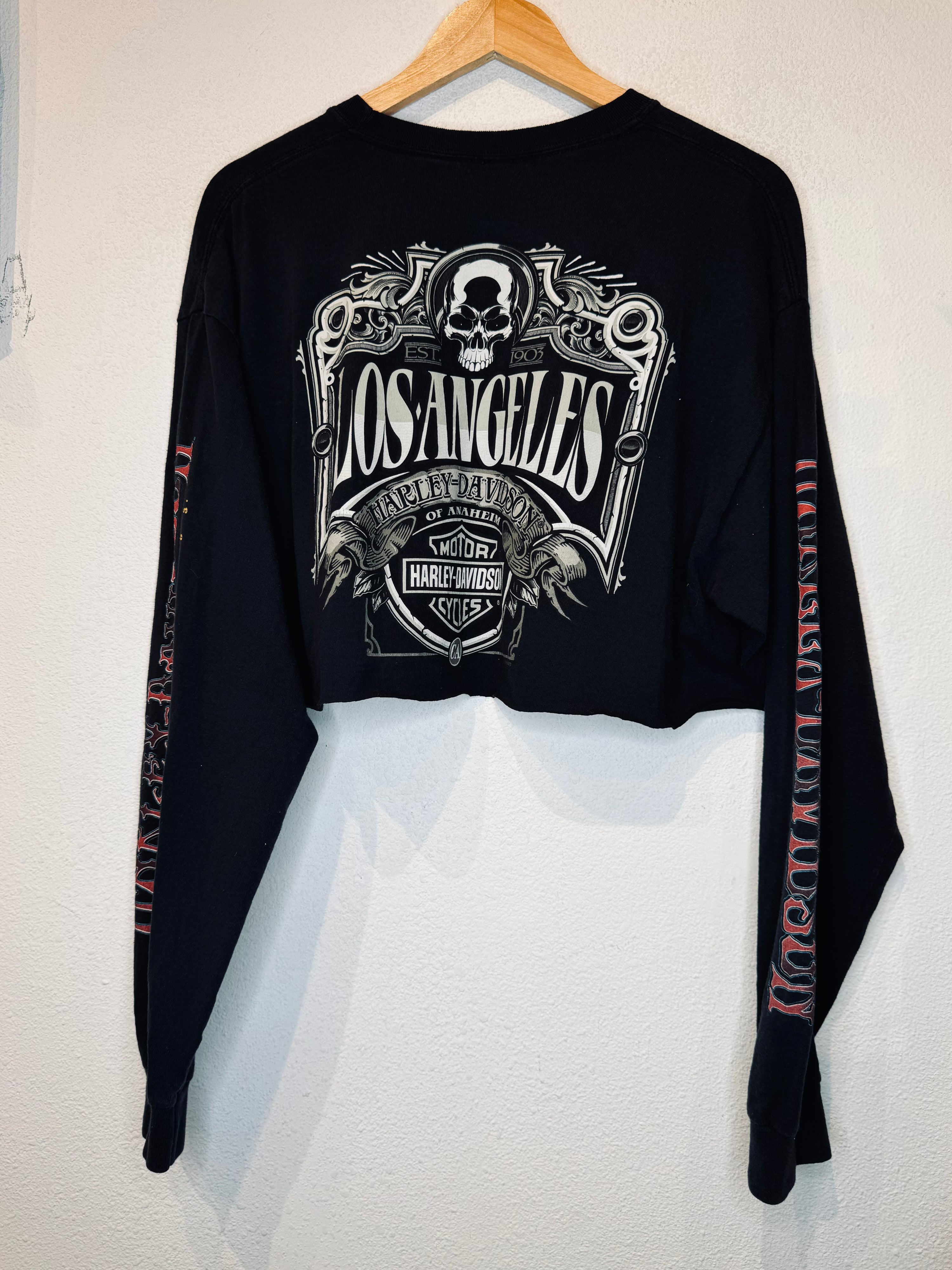 Los Angeles Harley Vintage Crop Long Sleeve