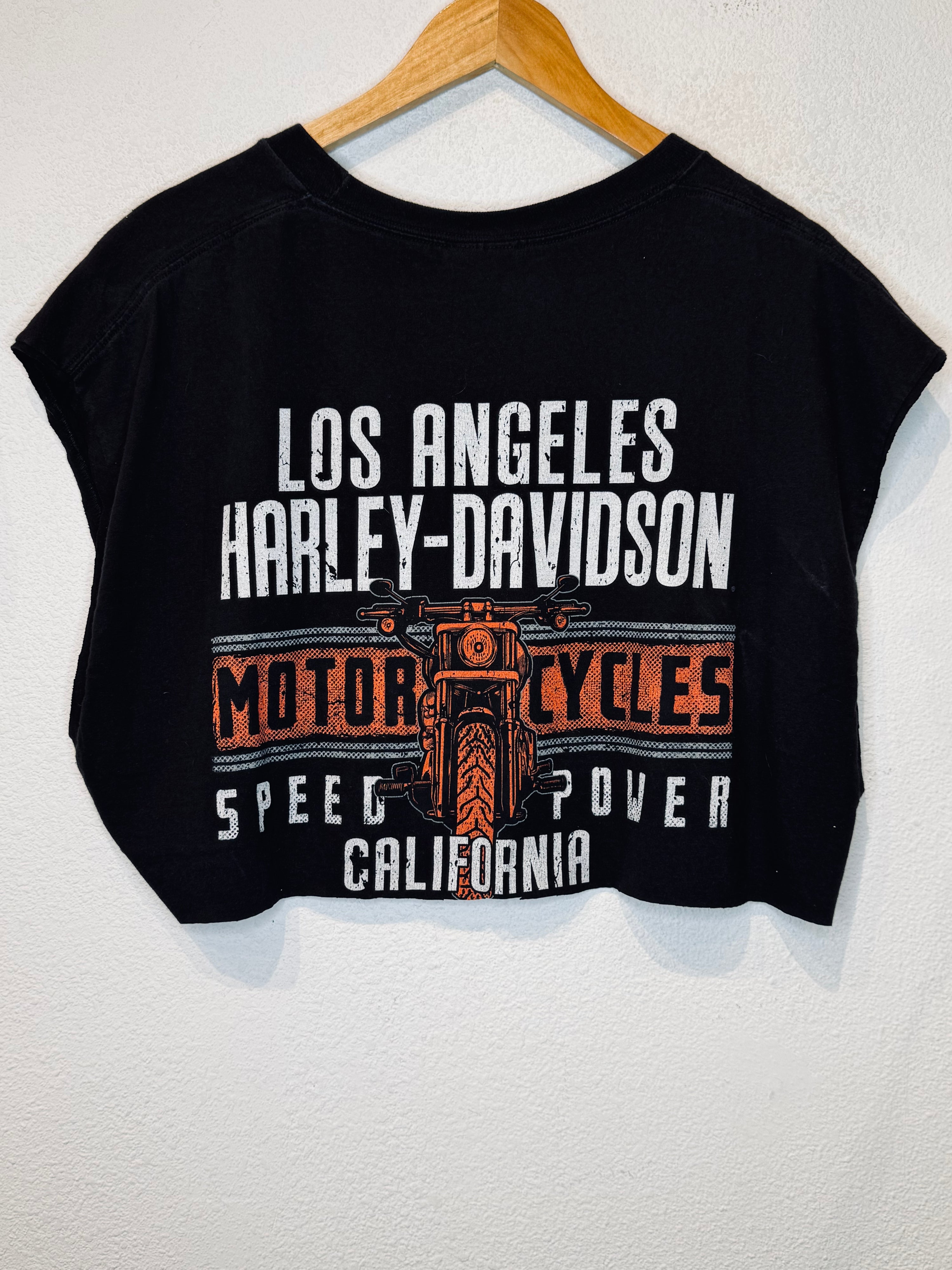 Los Angeles Harley Vintage Crop Tank