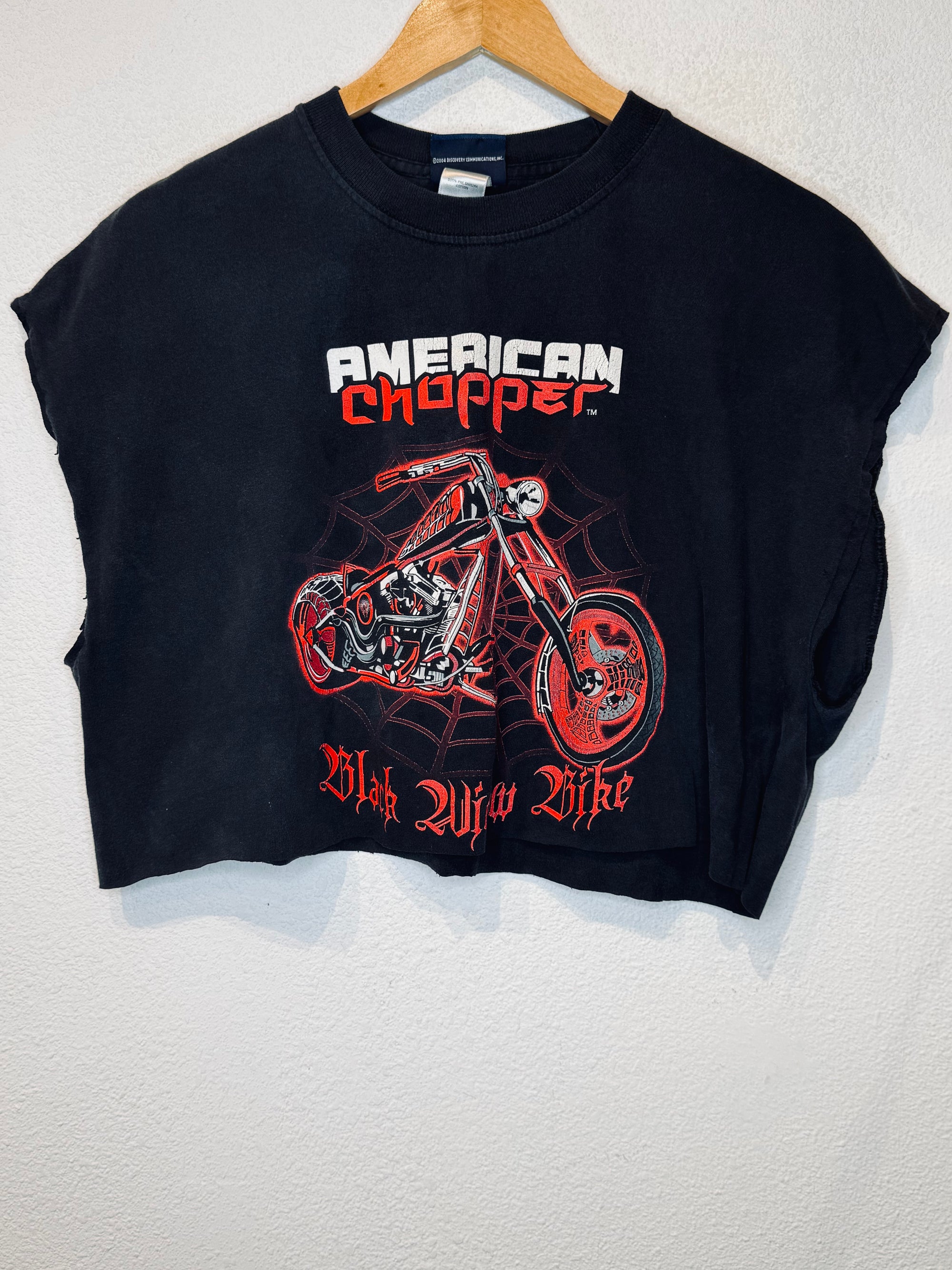American Chopper Black Widow Vintage Crop Tank