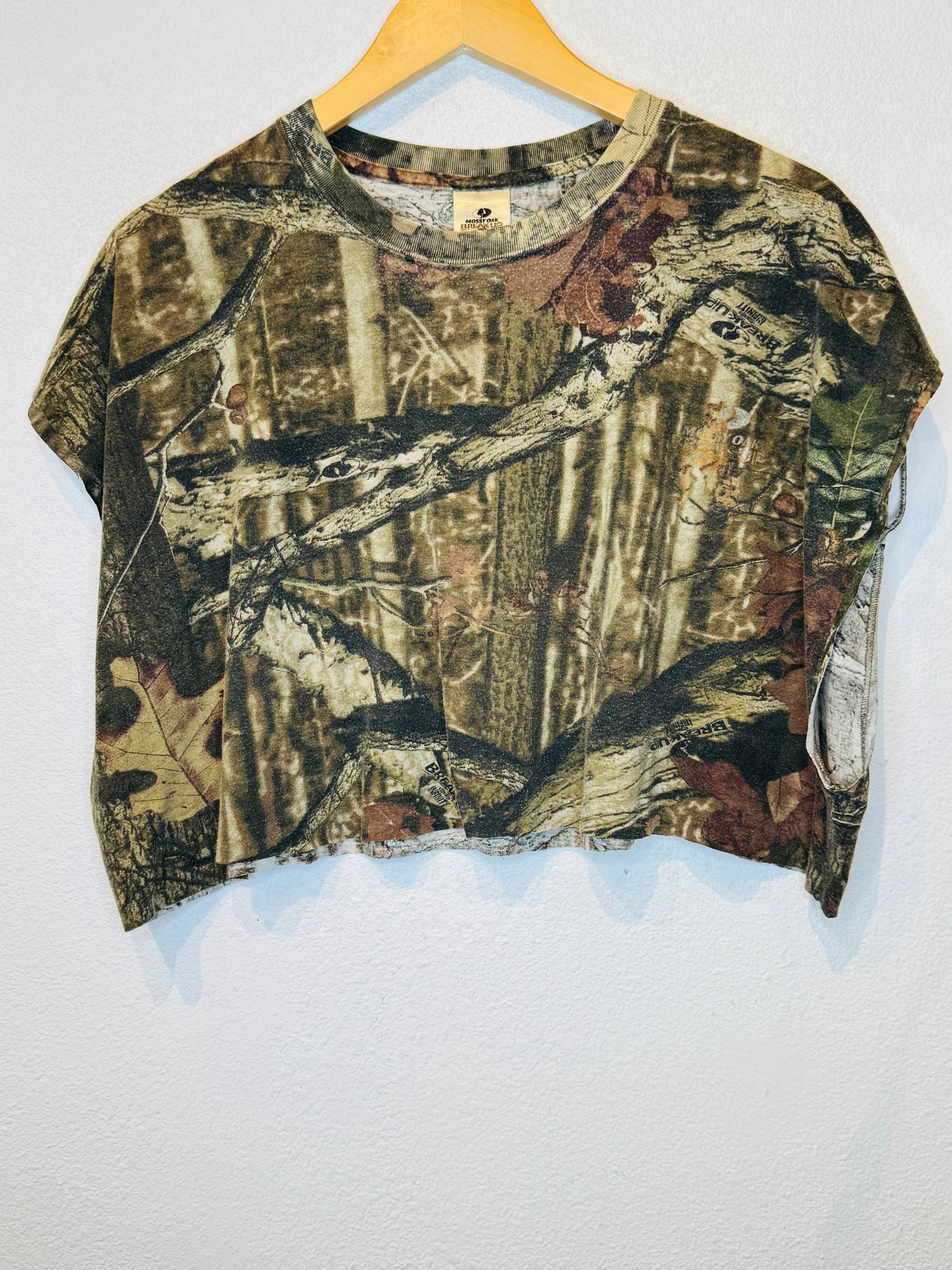 Break Up Camo Vintage Crop Tank