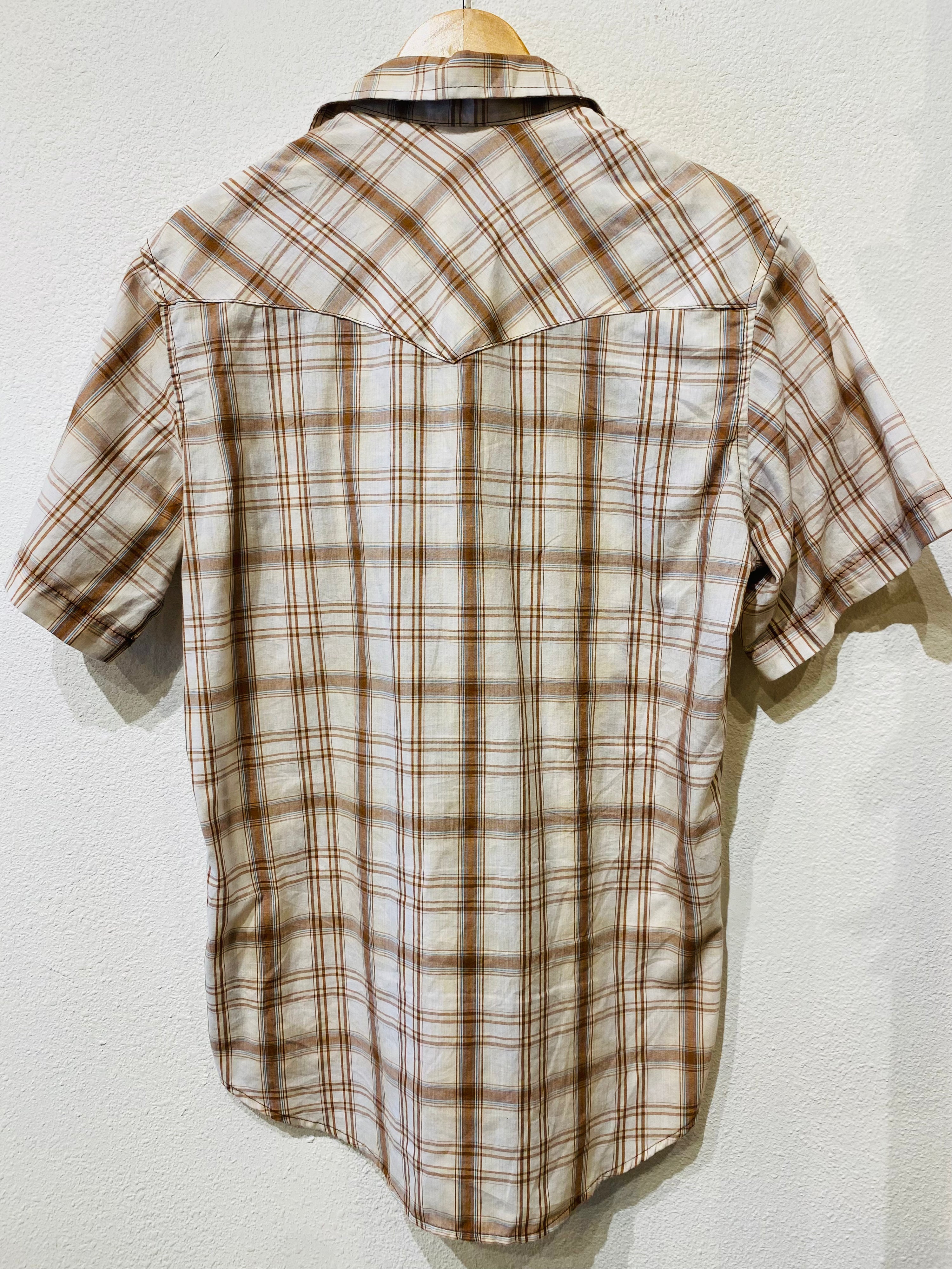 Wrangler Tan Vintage Pearl Snap