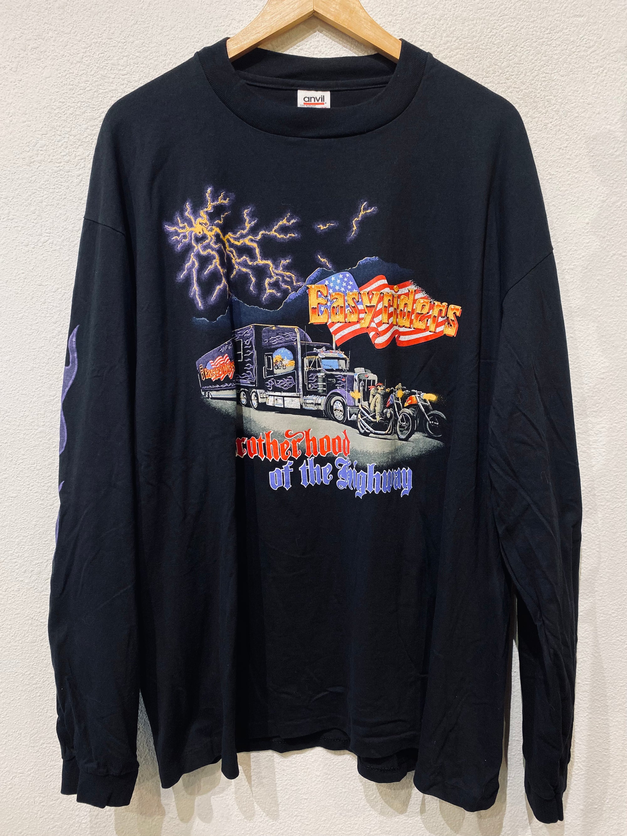 Easyriders Brotherhood on the Highway Vintage Long Sleeve