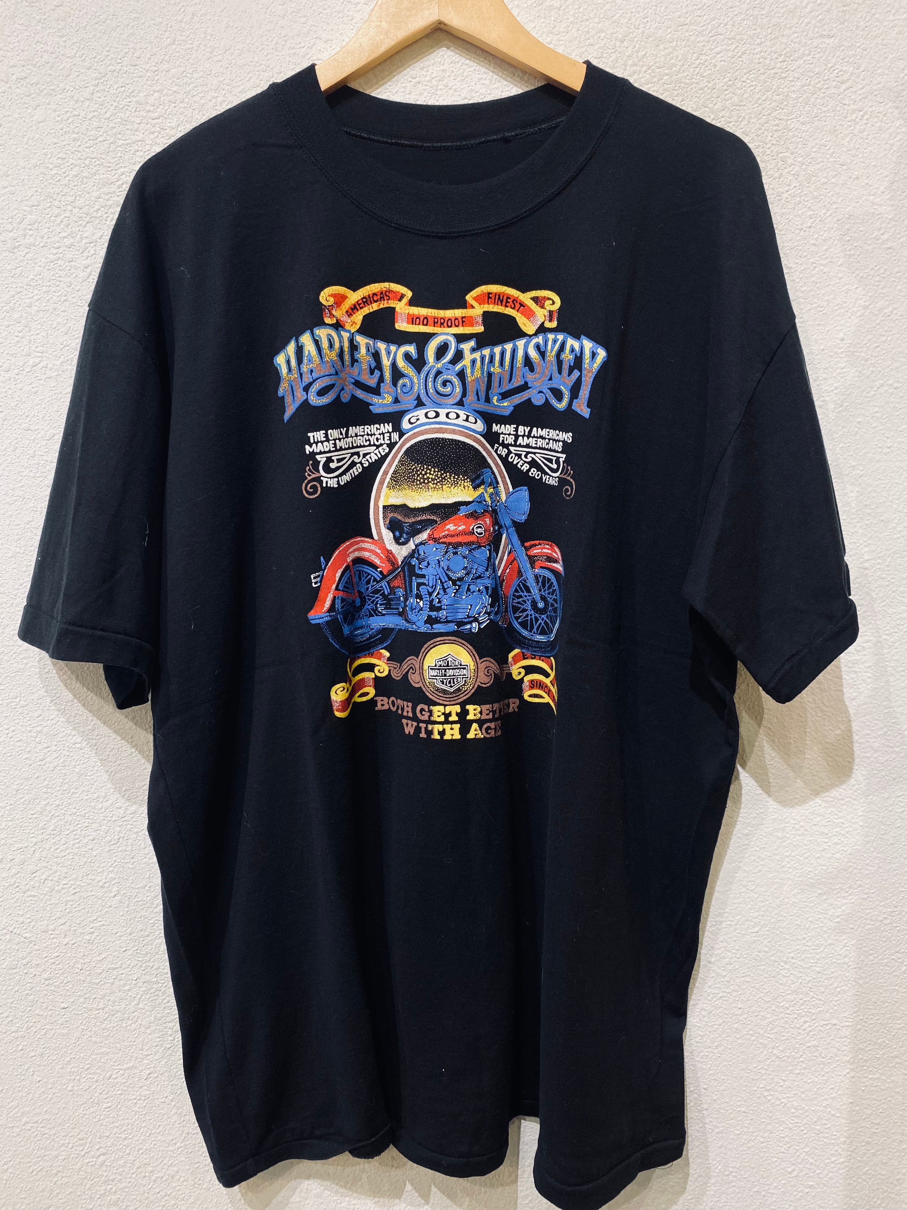 Harleys and Whiskey Vintage Tee