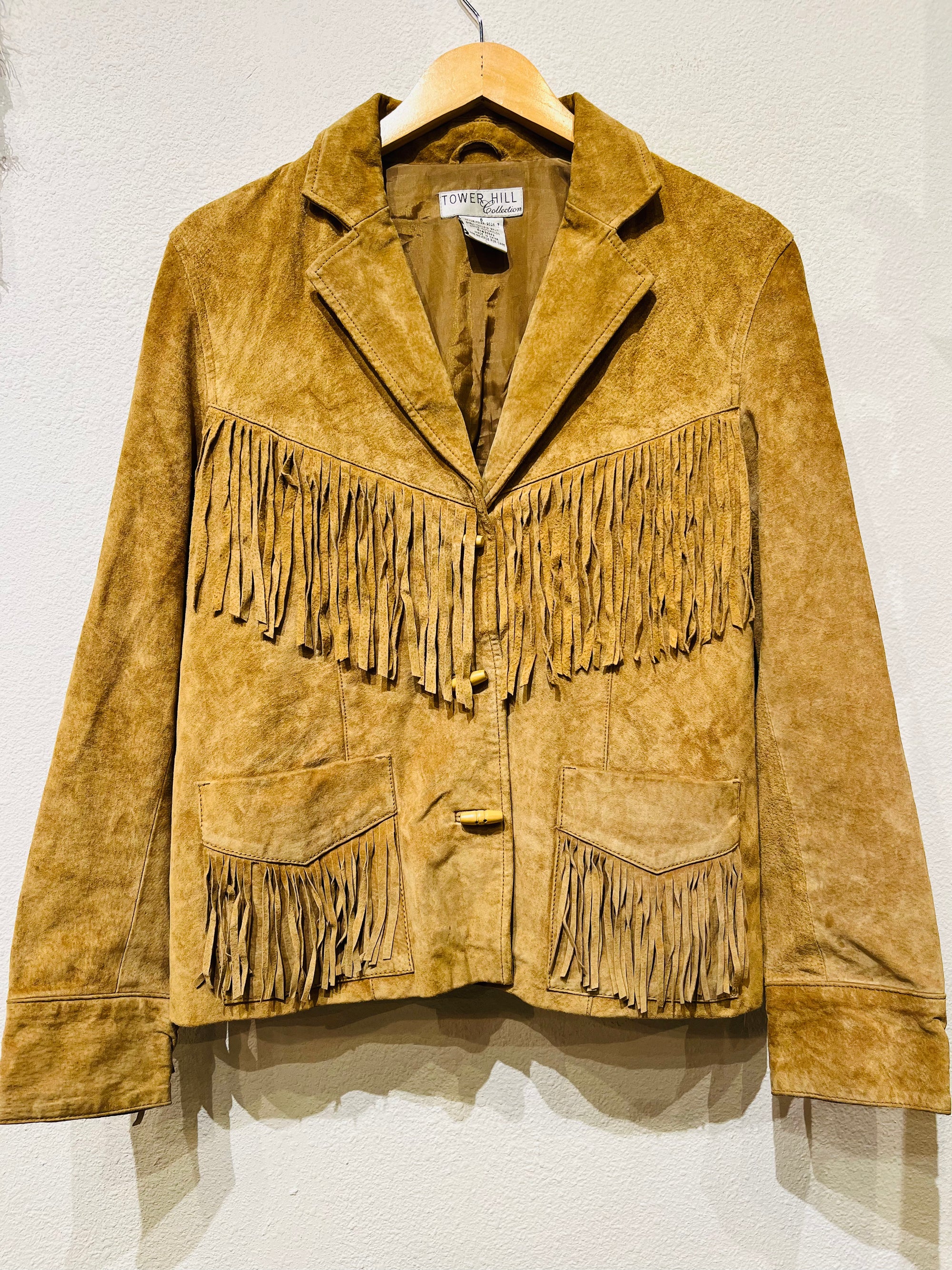 Fringe Vintage Suede Jacket